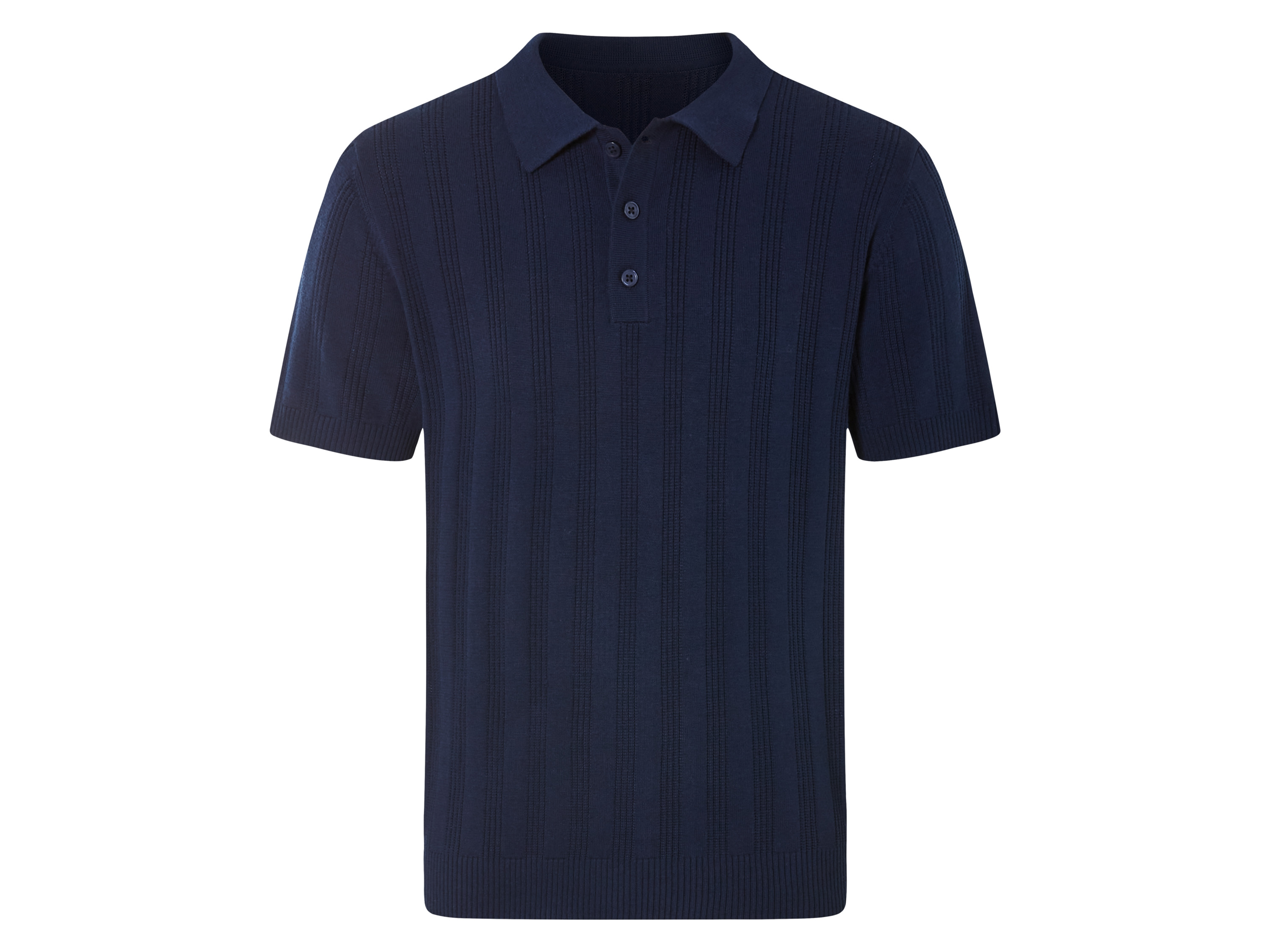 Livergy Koszulka polo męska z dzianiny Granatowy, L 52/54