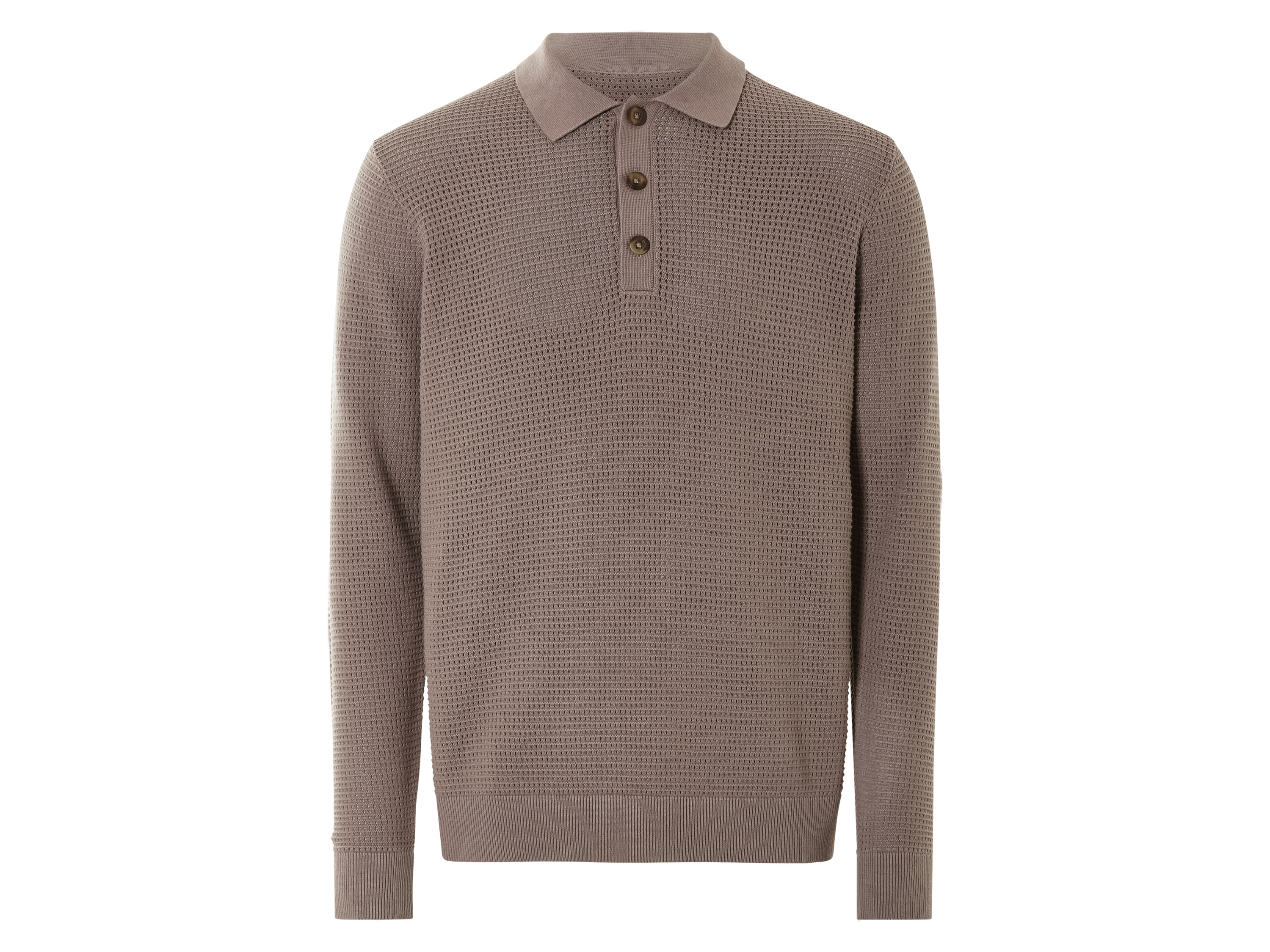 Livergy Koszulka polo męska z bawełny Brązowy, M 48/50