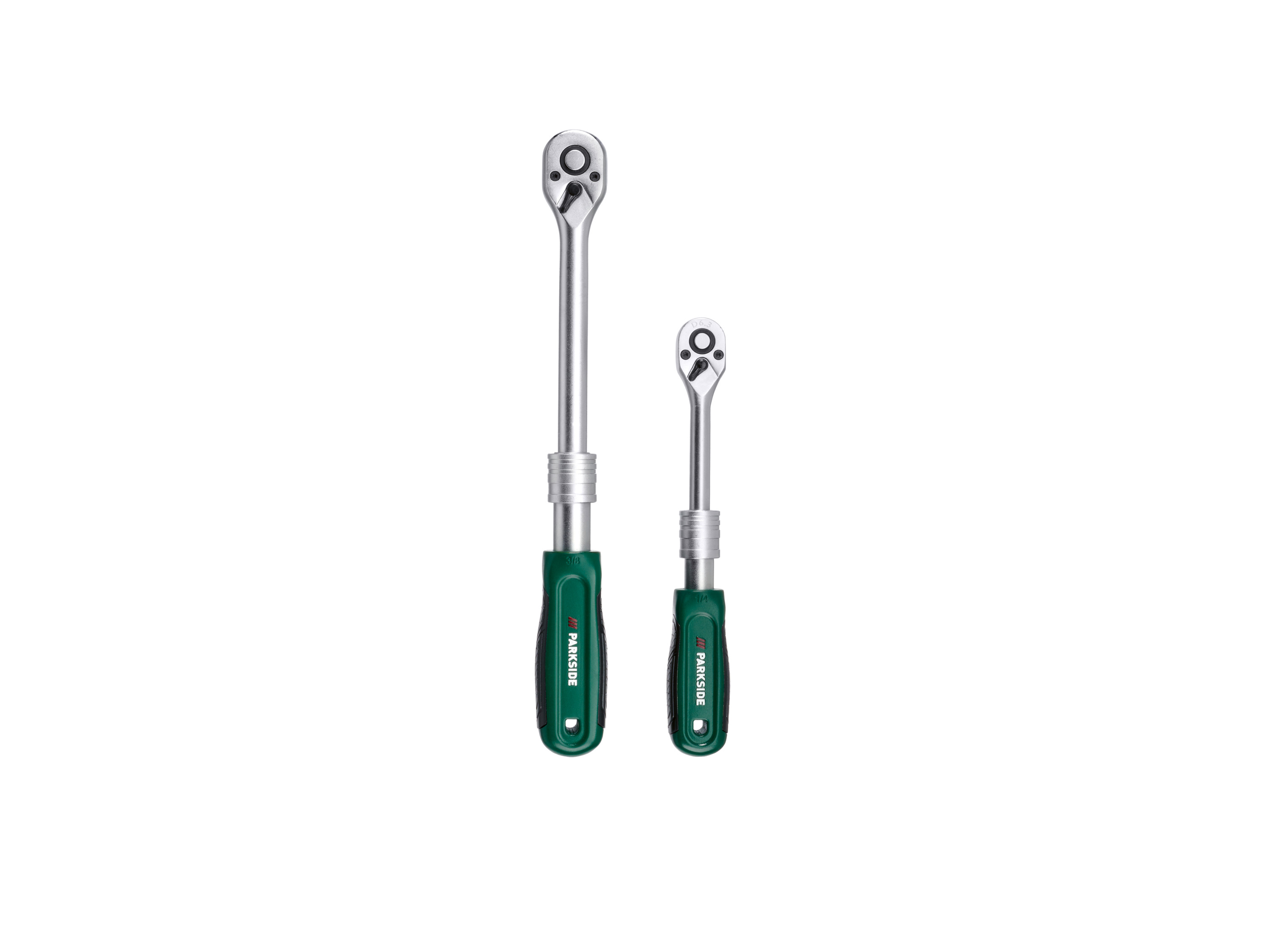 Parkside Grzechotka teleskopowa 1/2" lub Zestaw 2 grzechotek teleskopowych 1/4" i 3/8" 1/4 + 3/8 cala