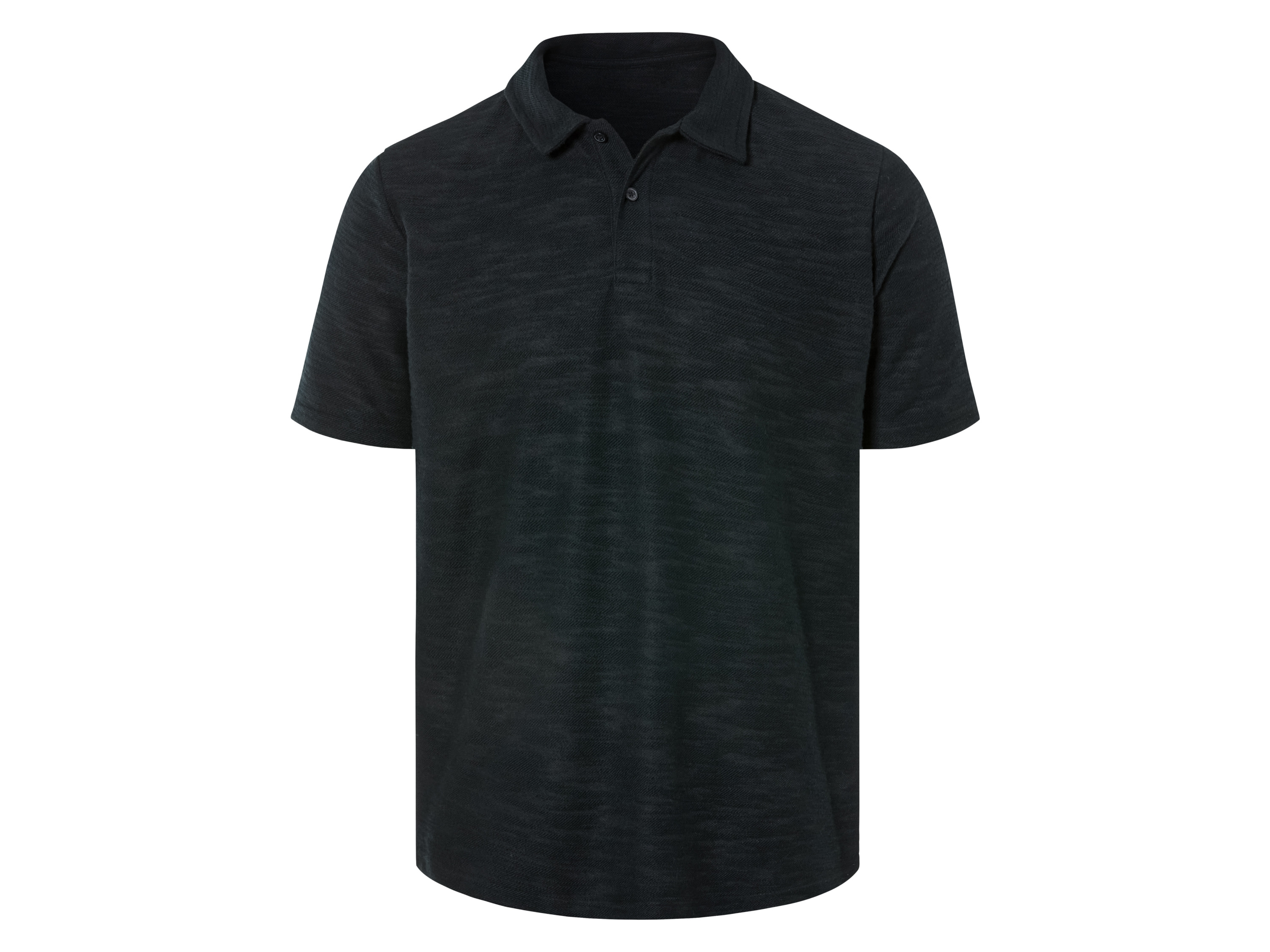 Livergy Koszulka polo męska z bawełny Czarny, L 52/54