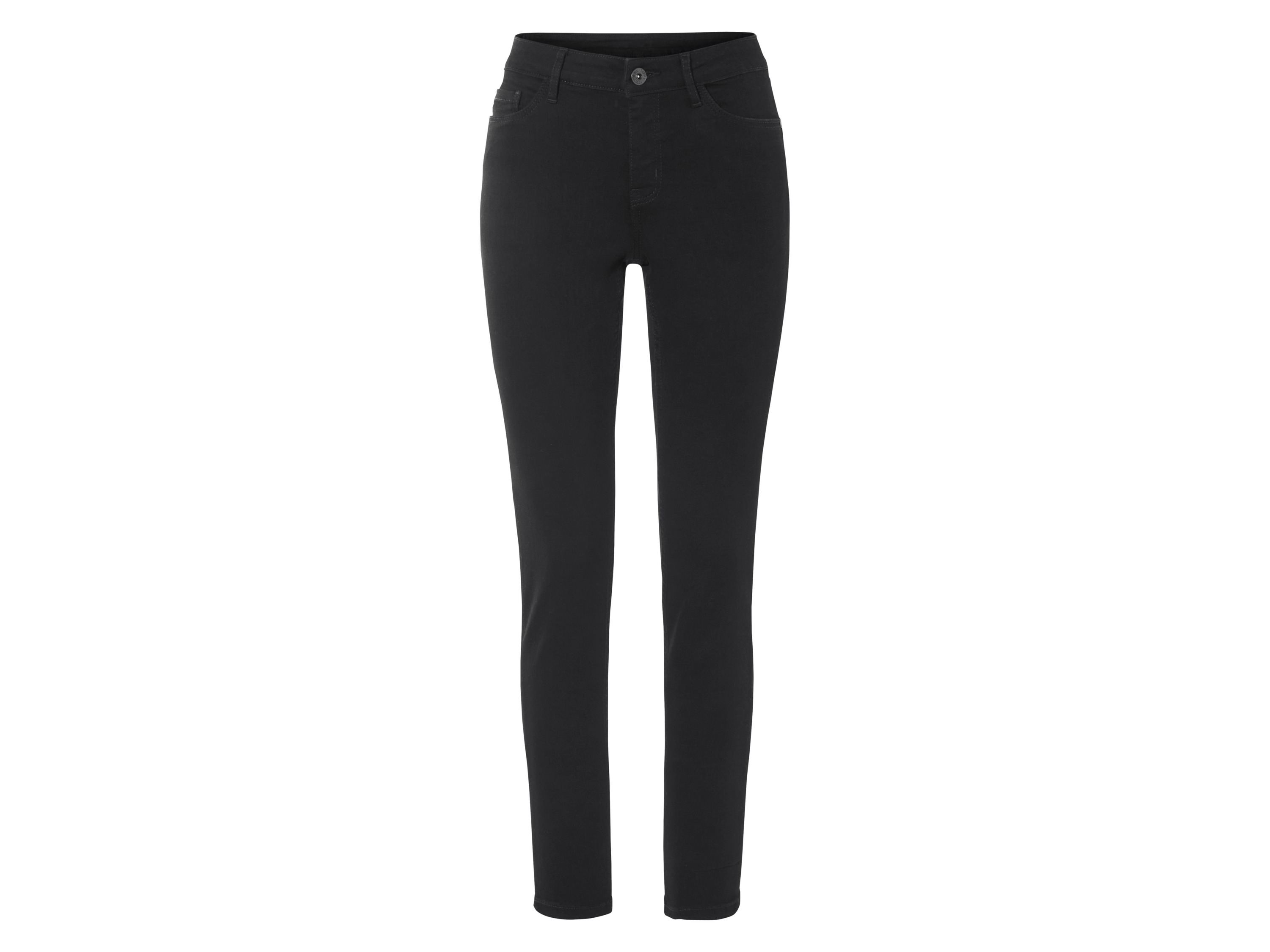 esmara Jeansy damskie push-up, Super Skinny Fit Czarny, 34