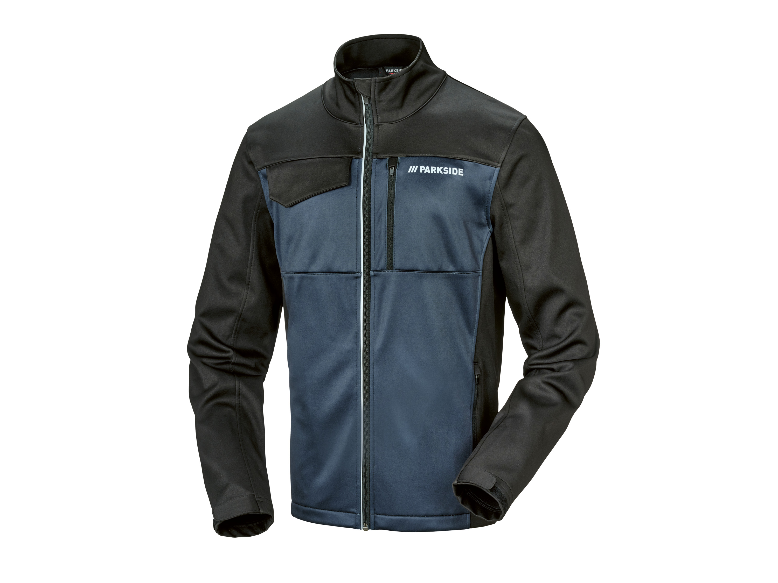 Parkside Performance Kurtka robocza męska softshell Niebieski/ czarny, S 44/46