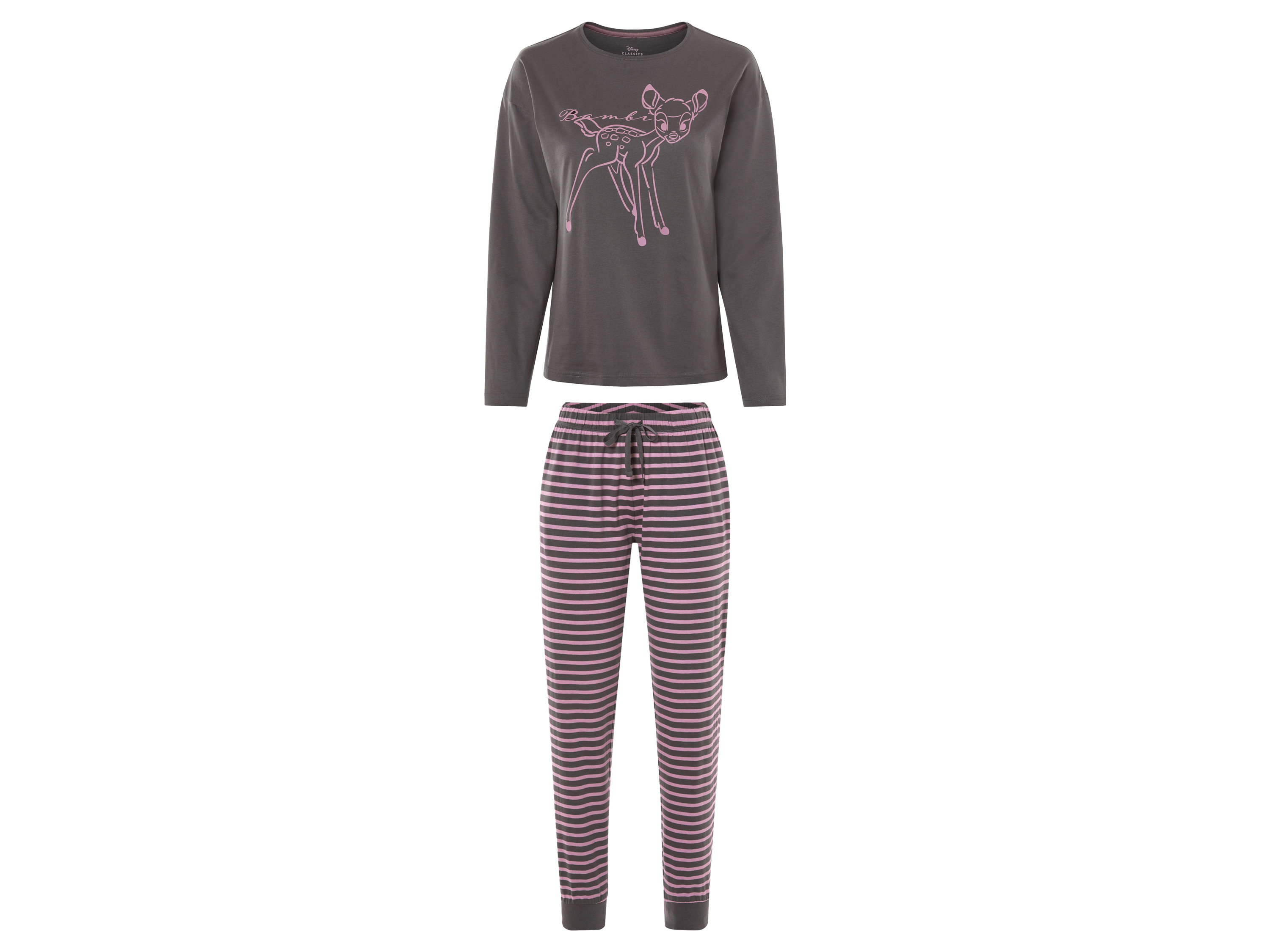 Piżama damska bawełniana z kolekcji Disney Bambi, XS 32/34