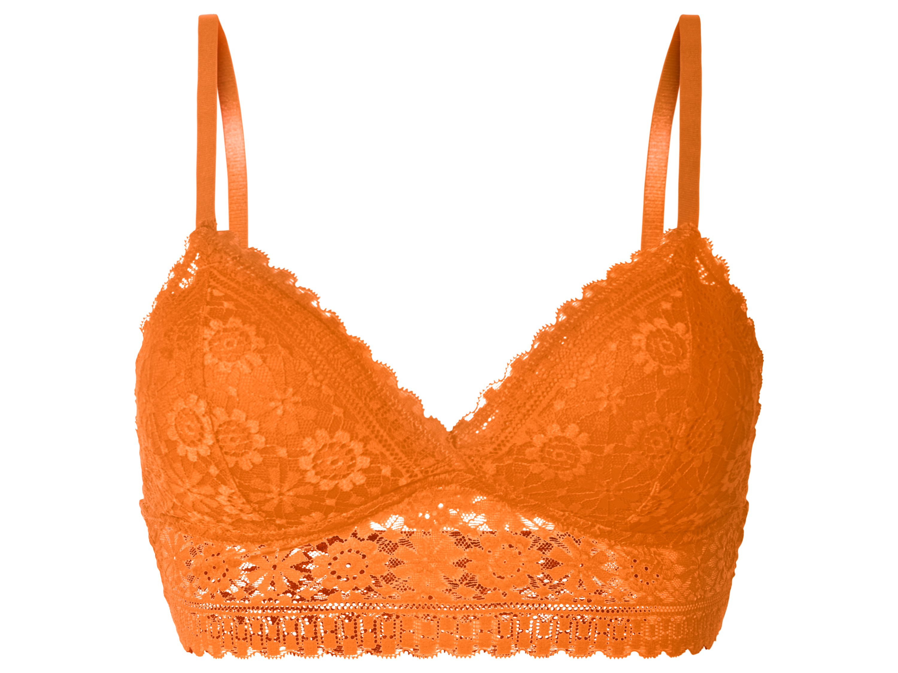 esmara Biustonosz typu bustier z koronką M 40/42, Pomarańczowy