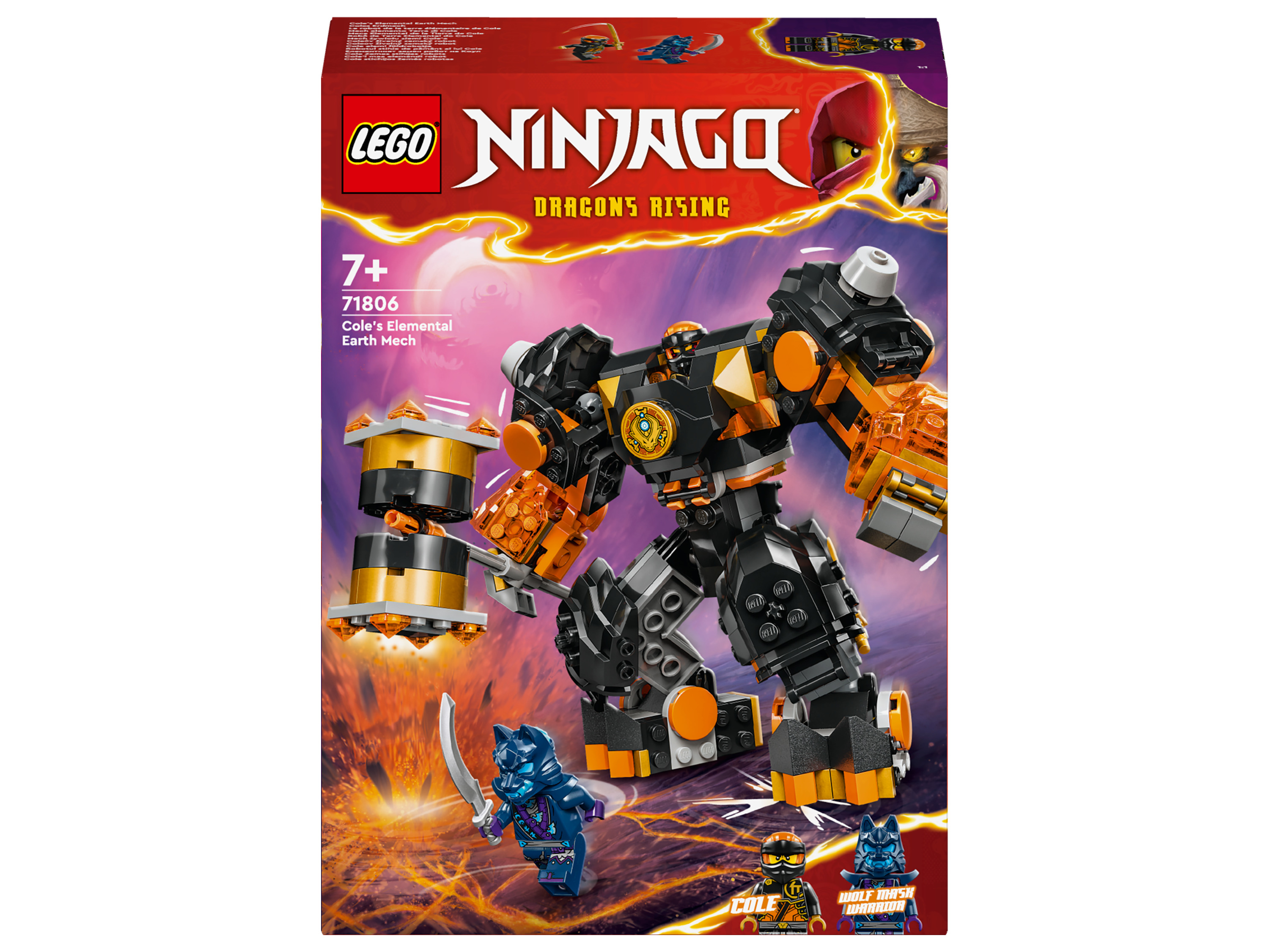 Lego Ninjago 71806 Mech żywiołu ziemi Cole’a