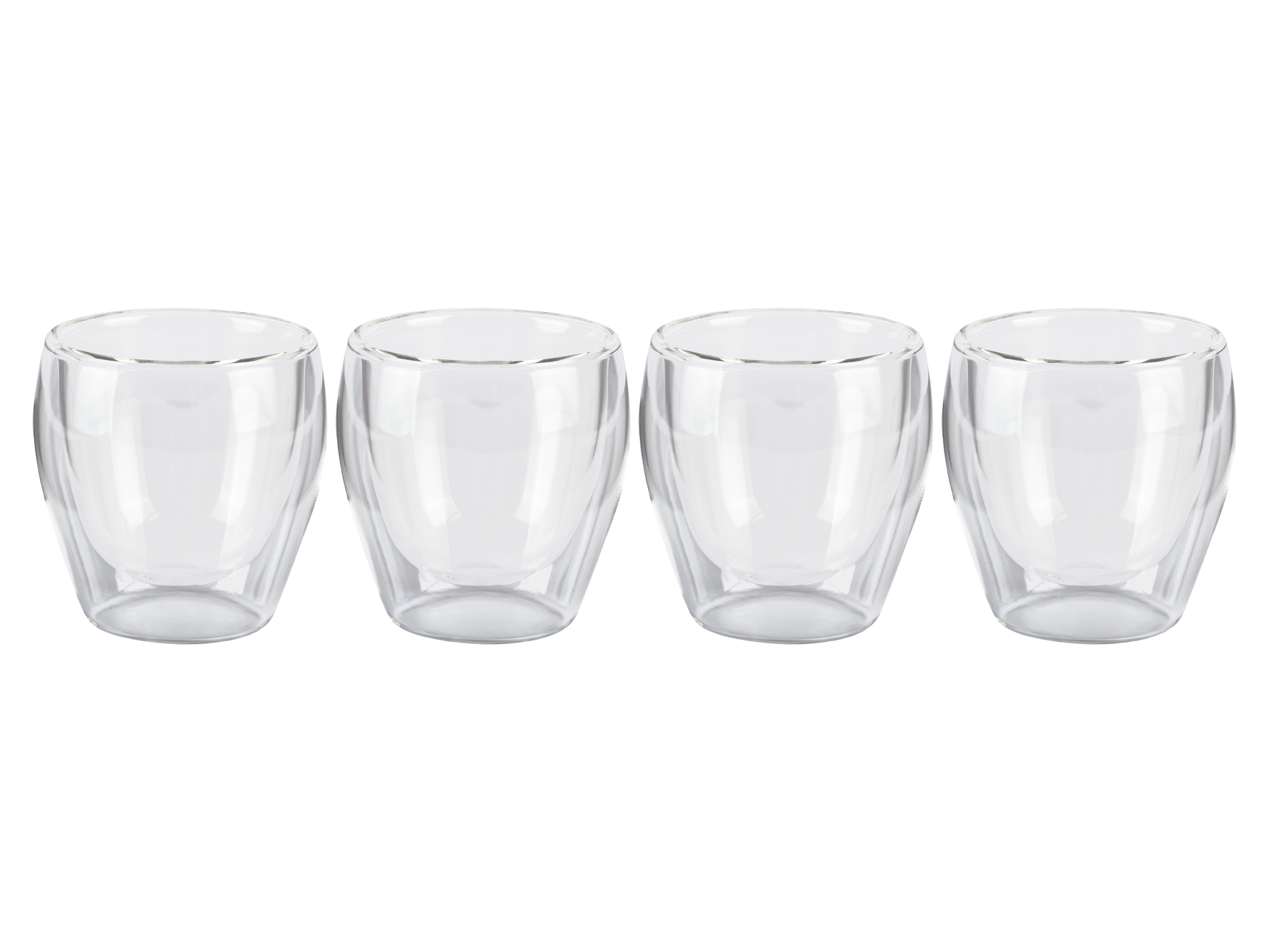 Livarno home Zestaw 2, 3 lub 4 szklanek termicznych Espresso, 4 sztuki