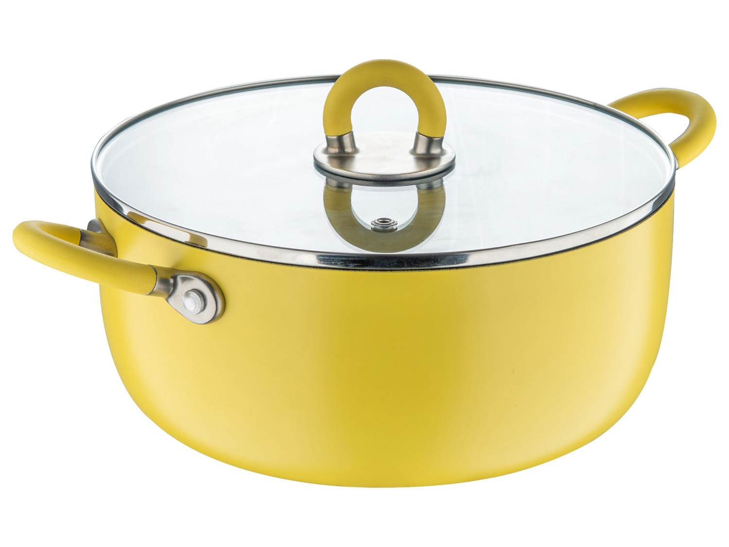 Masterpro Garnek aluminiowy Alessi, Ø 24 cm Żółty