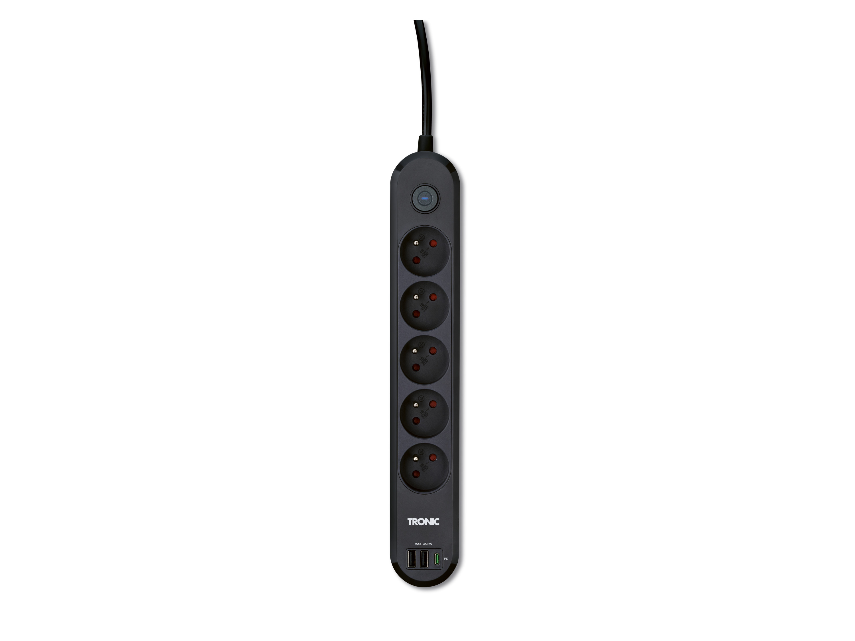 Tronic Listwa zasilająca z USB A + C