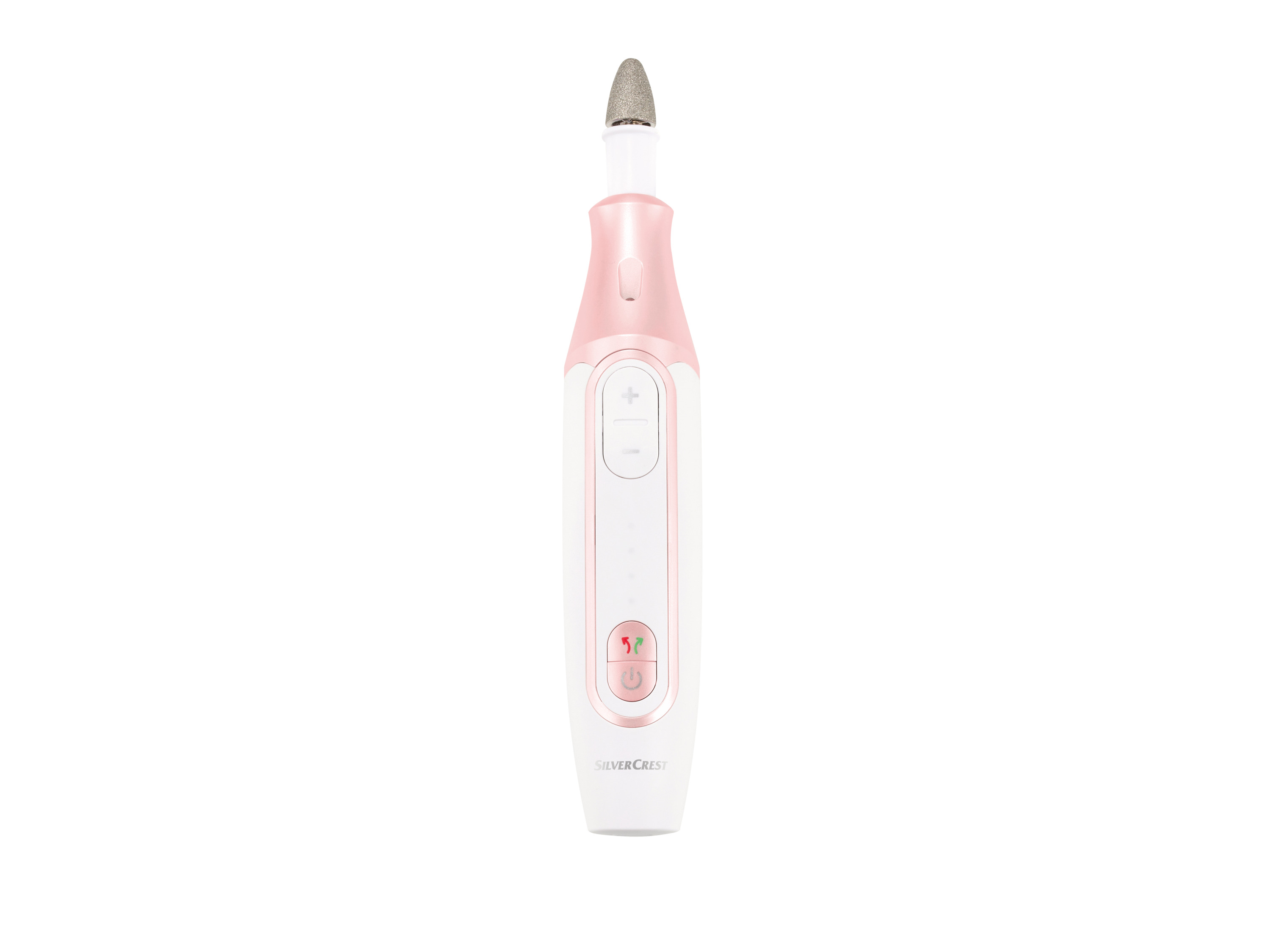 Silvercrest Personal Care Akumulatorowy zestaw do manicure i pedicure, z 10 nasadkami Różowy