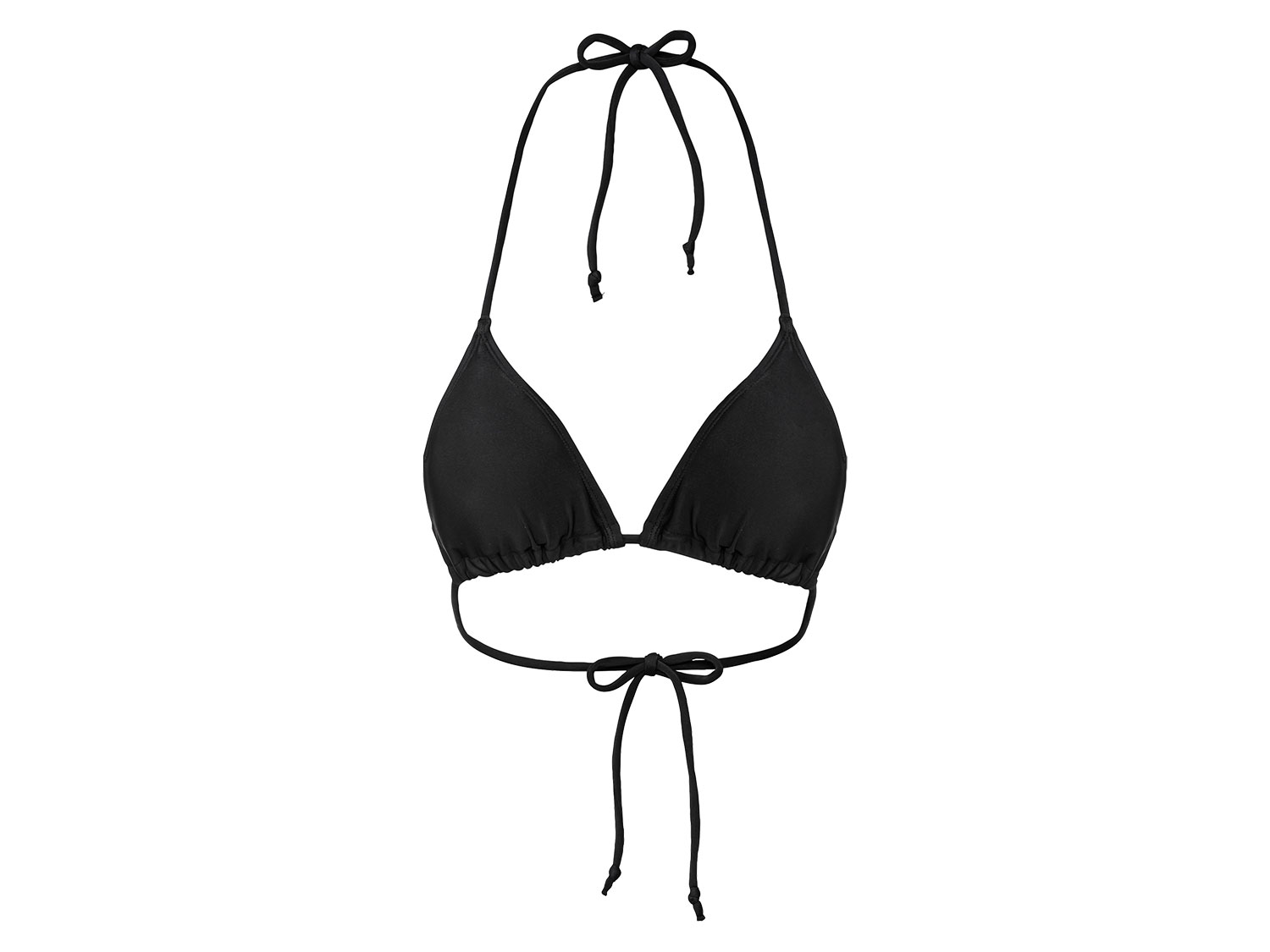 esmara Trójkątny biustonosz od bikini 40, Czarny