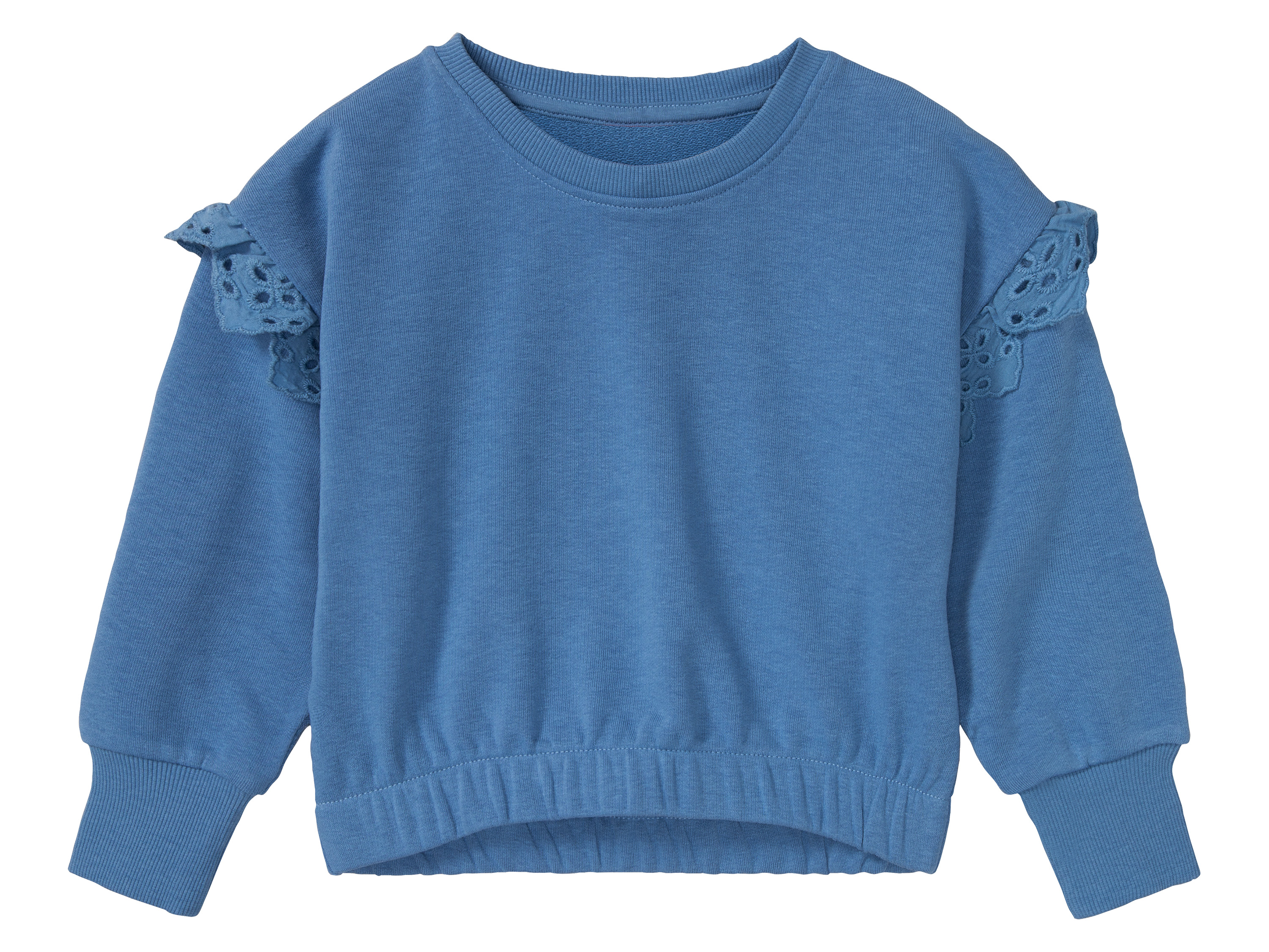 lupilu Bluza dresowa dziewczęca z bawełną 122/128, Niebieski
