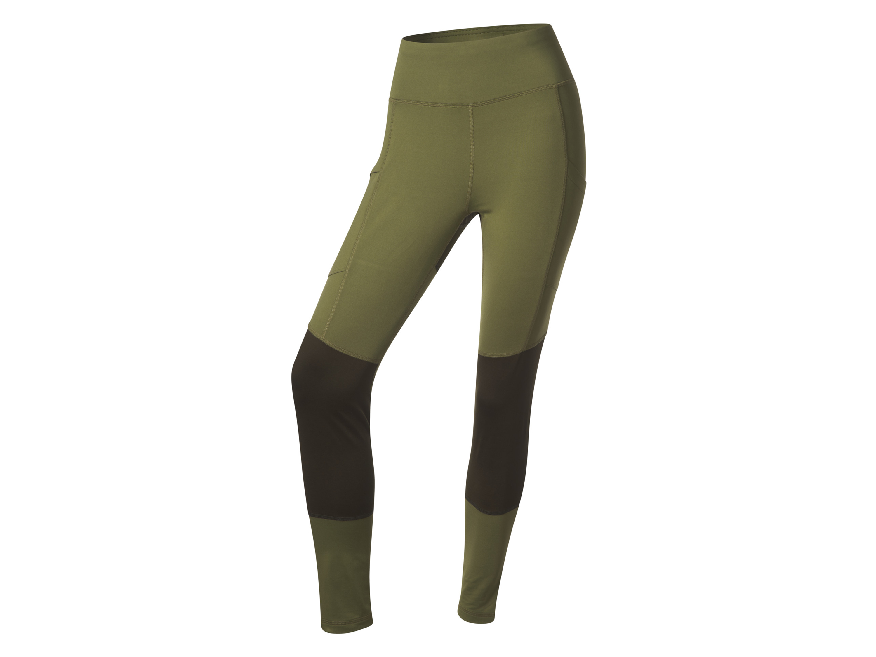 Crivit Legginsy termiczne funkcyjne damskie Zielony, S 36-38