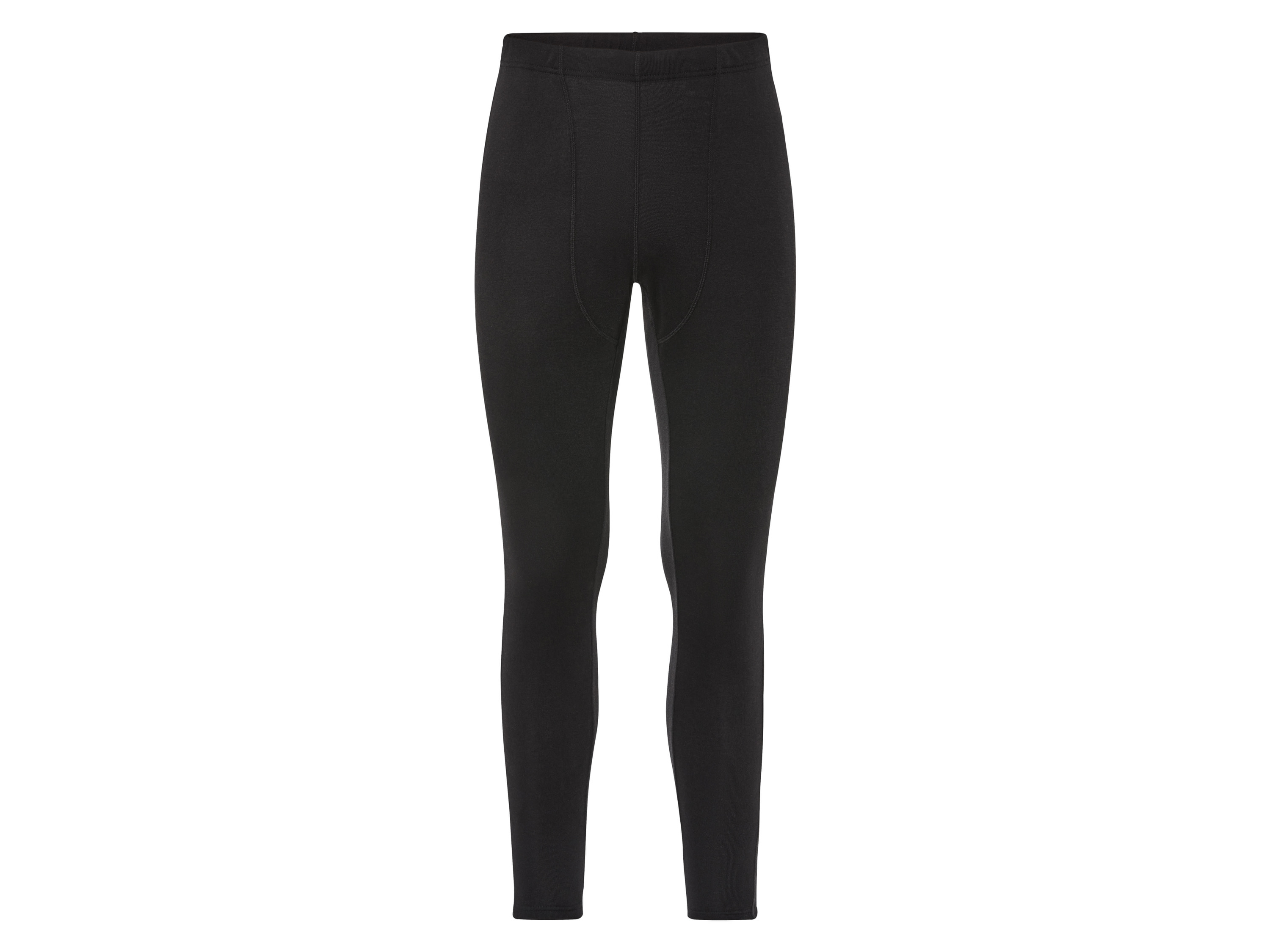 Livergy Legginsy termiczne męskie M 48/50, Czarny