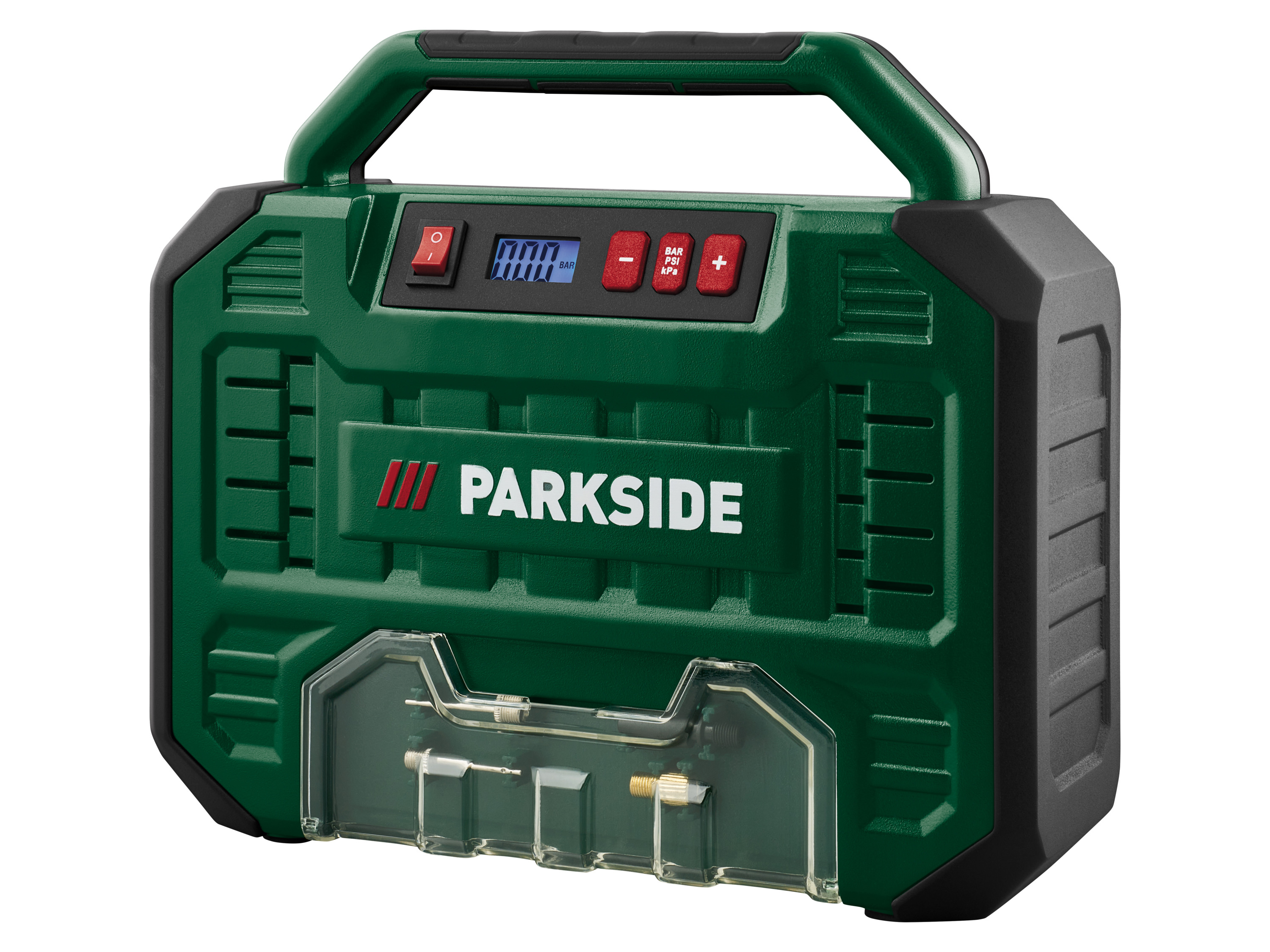 Parkside Przenośny kompresor z wyświetlaczem cyfrowym PMK 150 A1