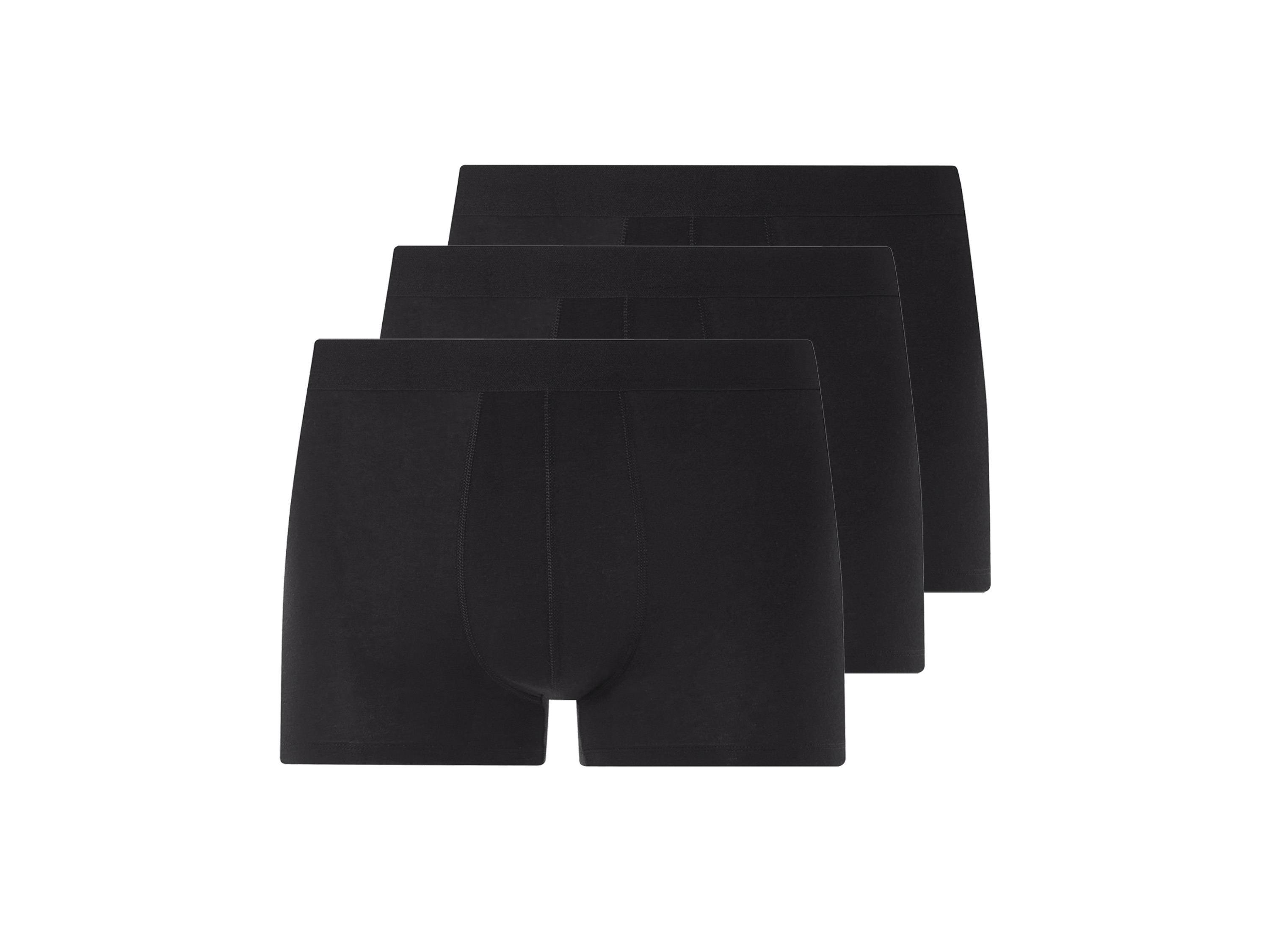 Livergy Bokserki męskie, 3 pary Czarny, 10/4Xl