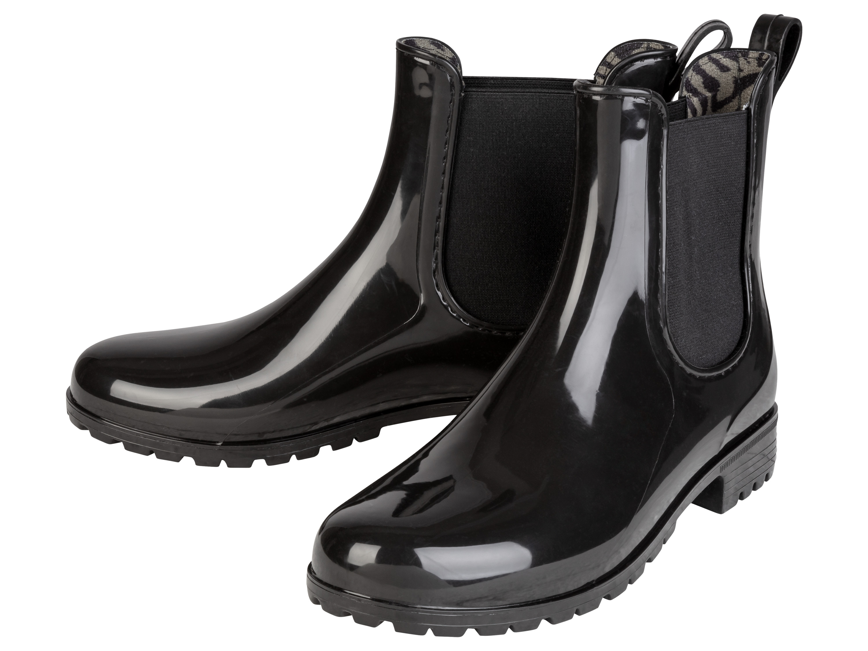 esmara Kalosze damskie przeciwdeszczowe w stylu Chelsea-Boot Czarny, 38
