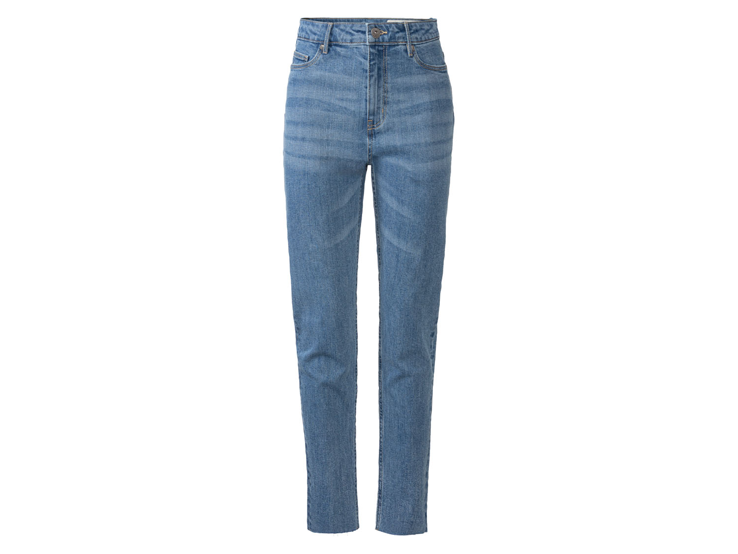 esmara Jeansy damskie straight fit, z bawełną 44, Niebieski