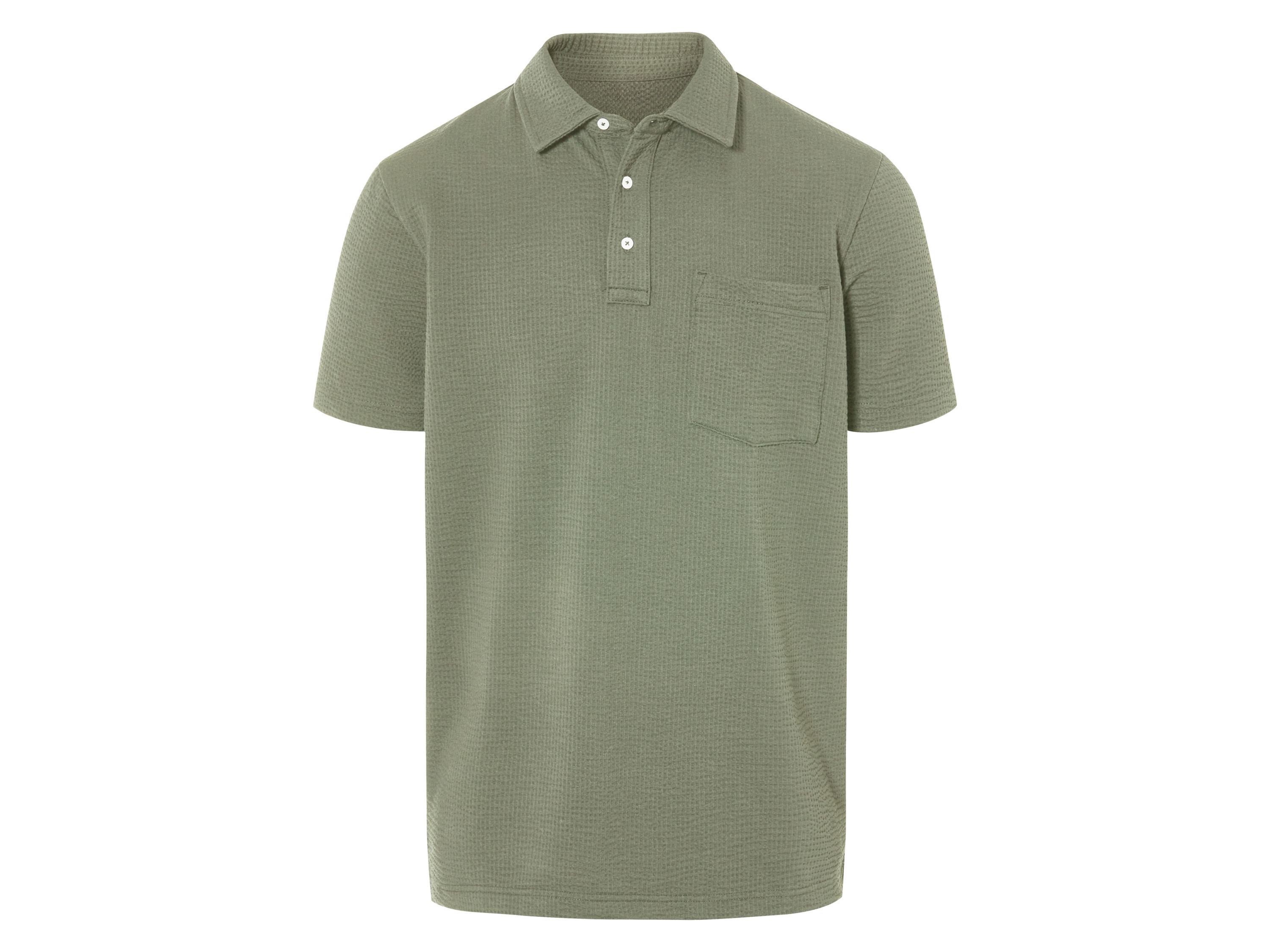 Livergy T-shirt polo męski Khaki, L 52/54