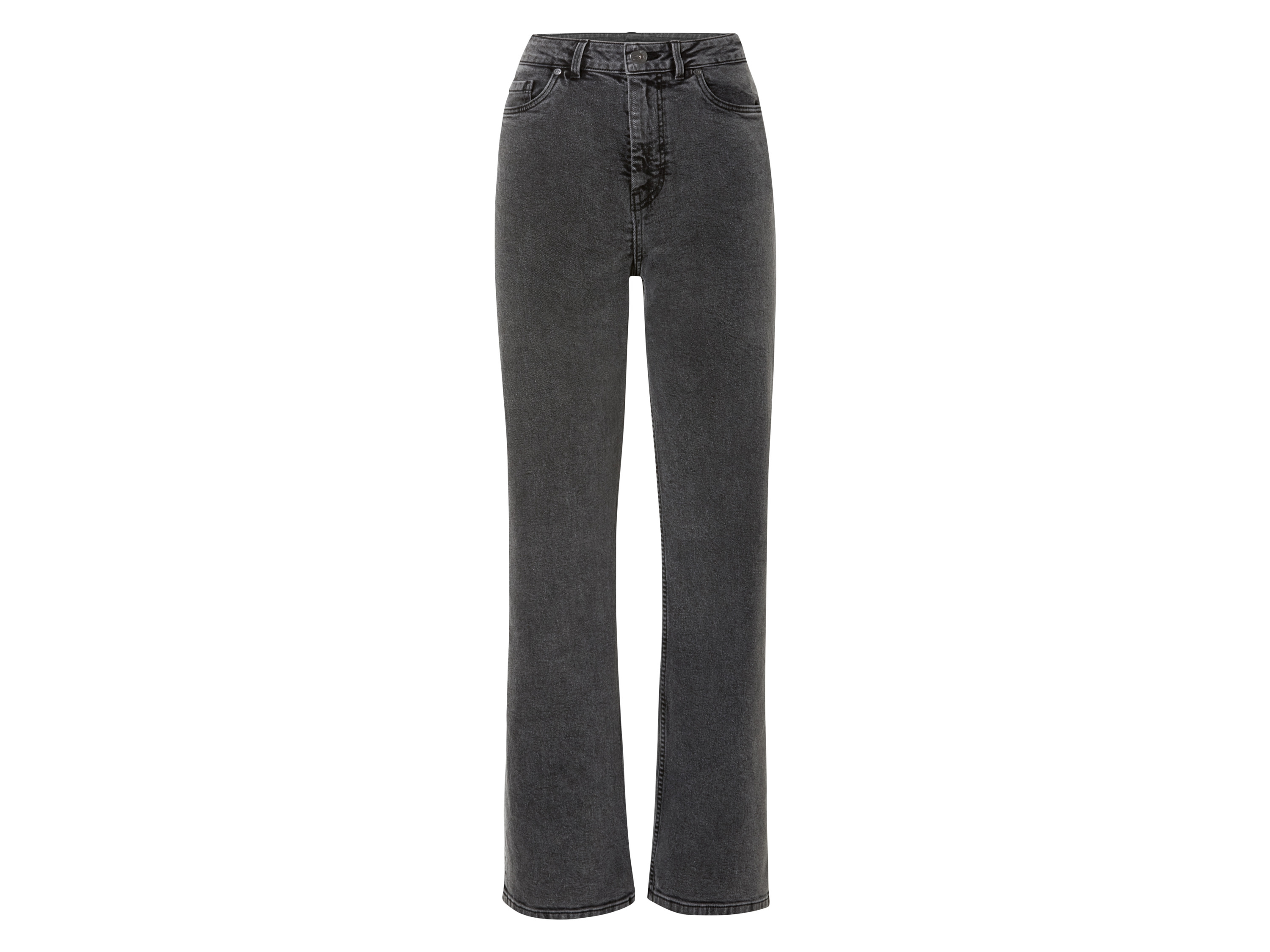 esmara Jeansy damskie wide leg 40, Ciemnoszary