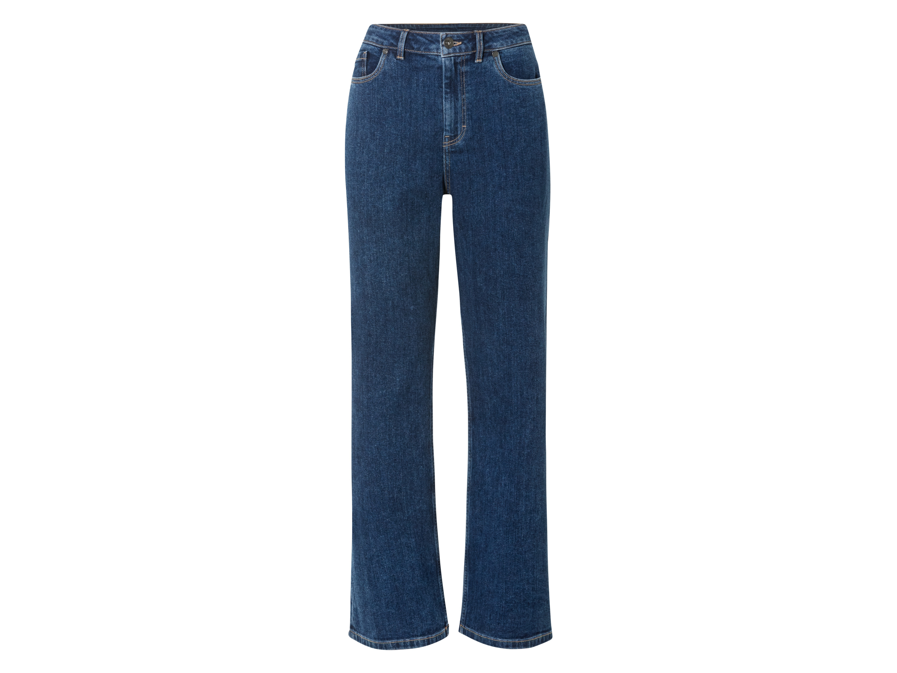 esmara Jeansy damskie wide leg 42, Niebieski