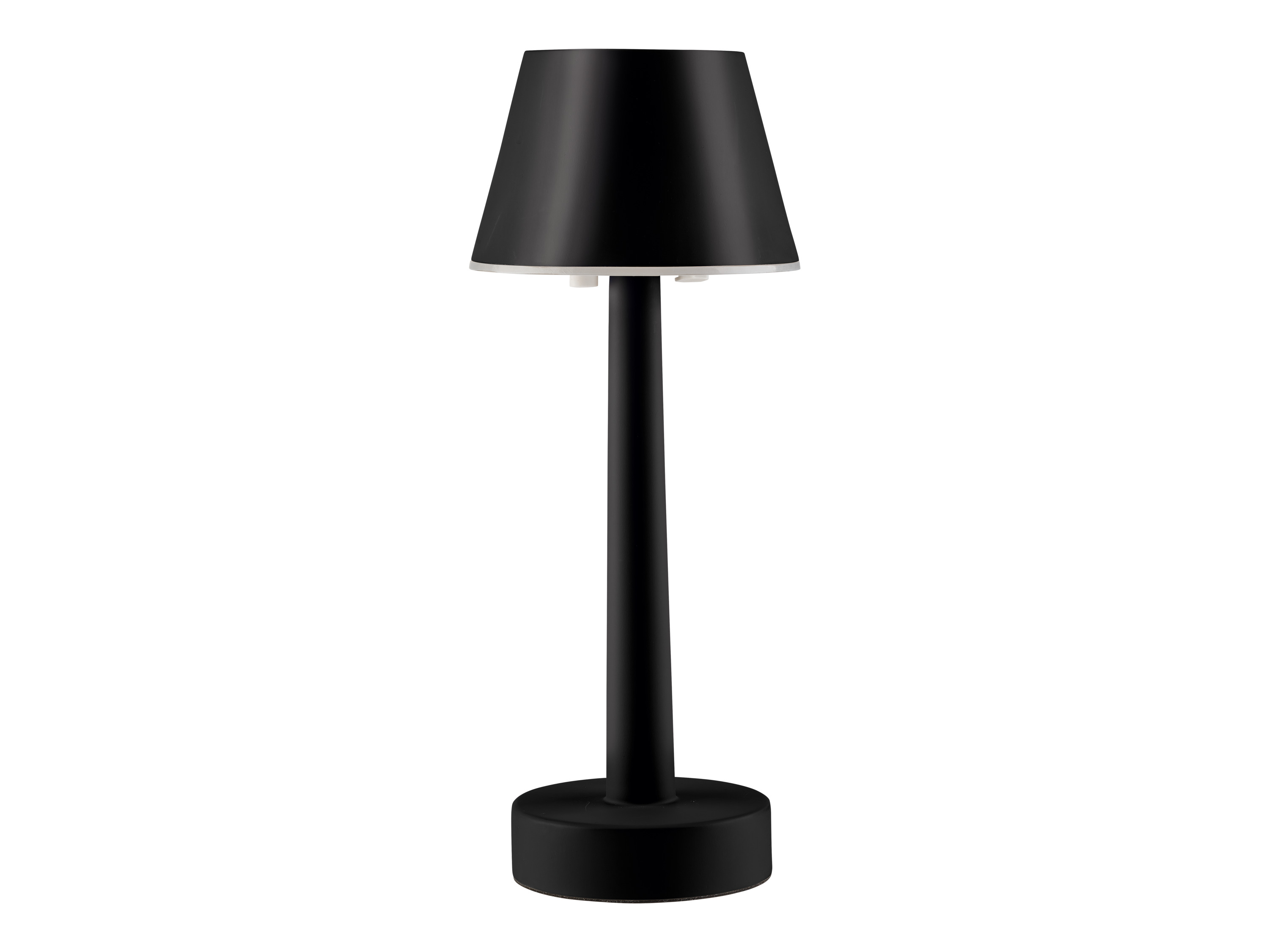 Livarno home Akumulatorowa lampka stołowa Led, bezprzewodowa Czarny