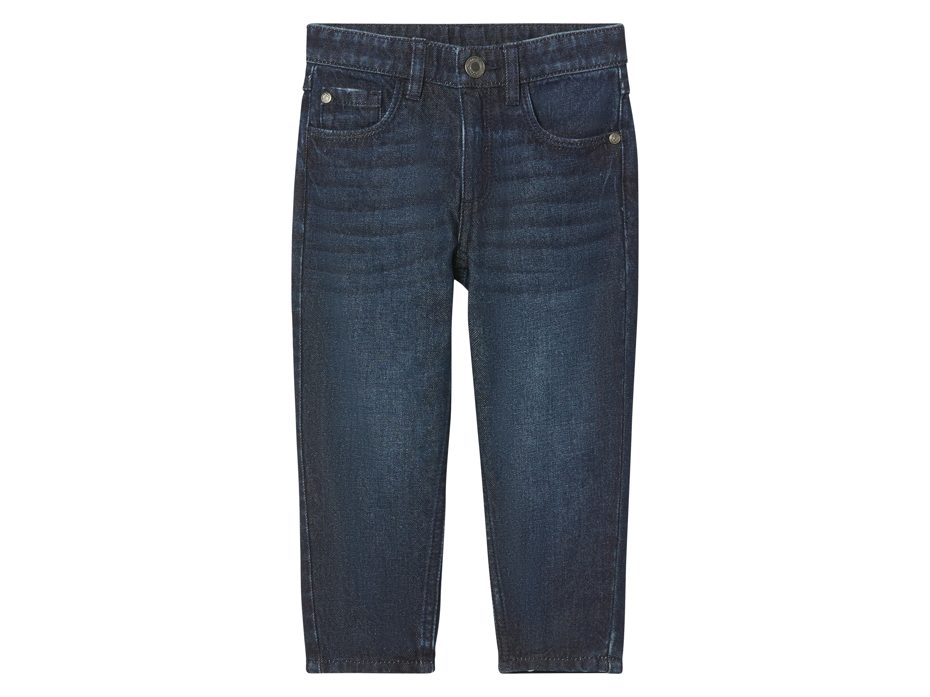 lupilu Jeansy dziecięce z bawełny, Relaxed Fit Ciemnoniebieski, 116