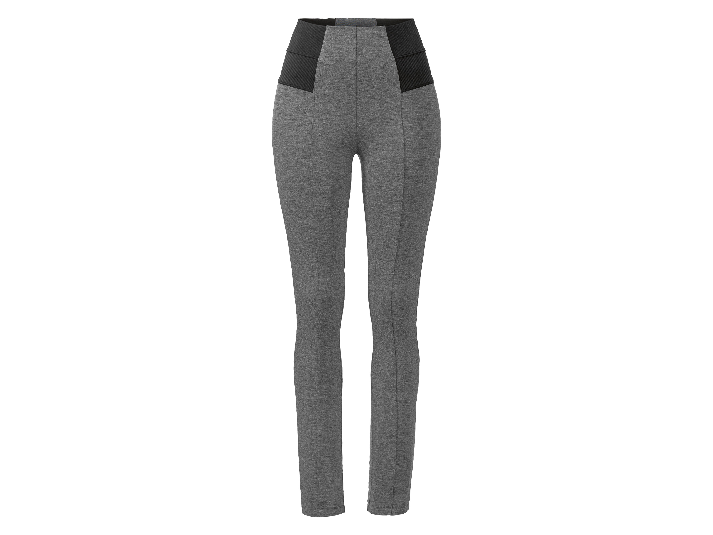 esmara Jegginsy damskie modelujące z wysokim stanem XS 32/34, Szary