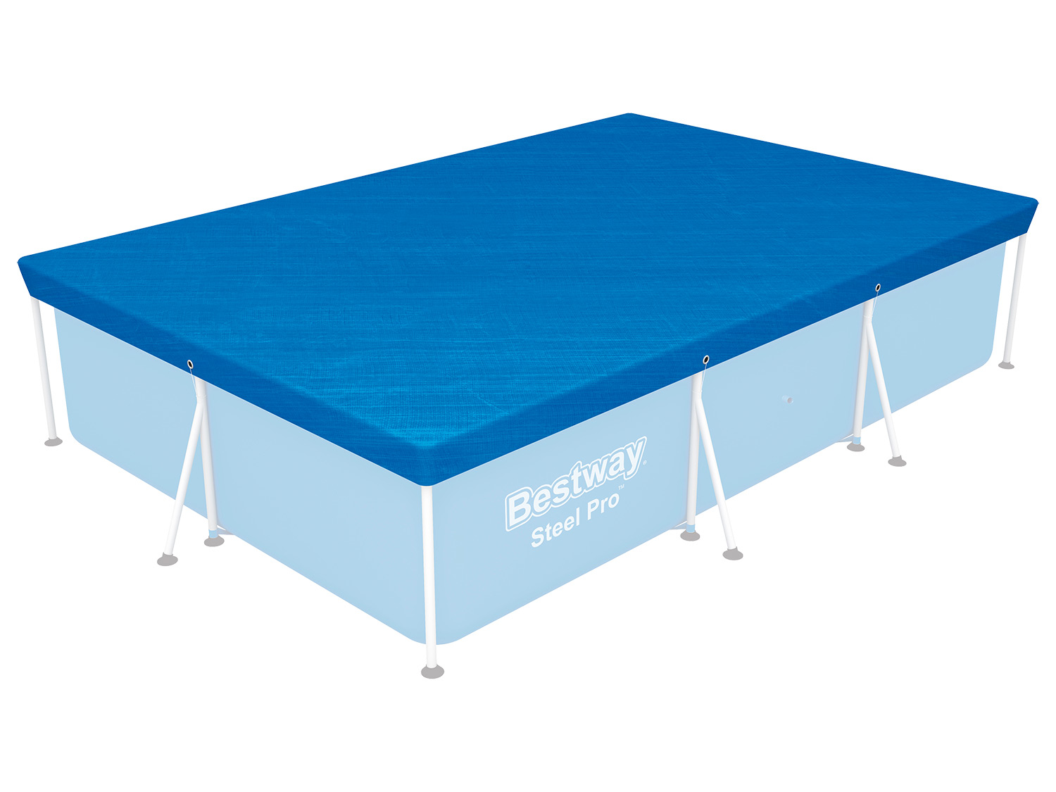Bestway Plandeka PU 304 x 205 cm, niebieska, prostokątna