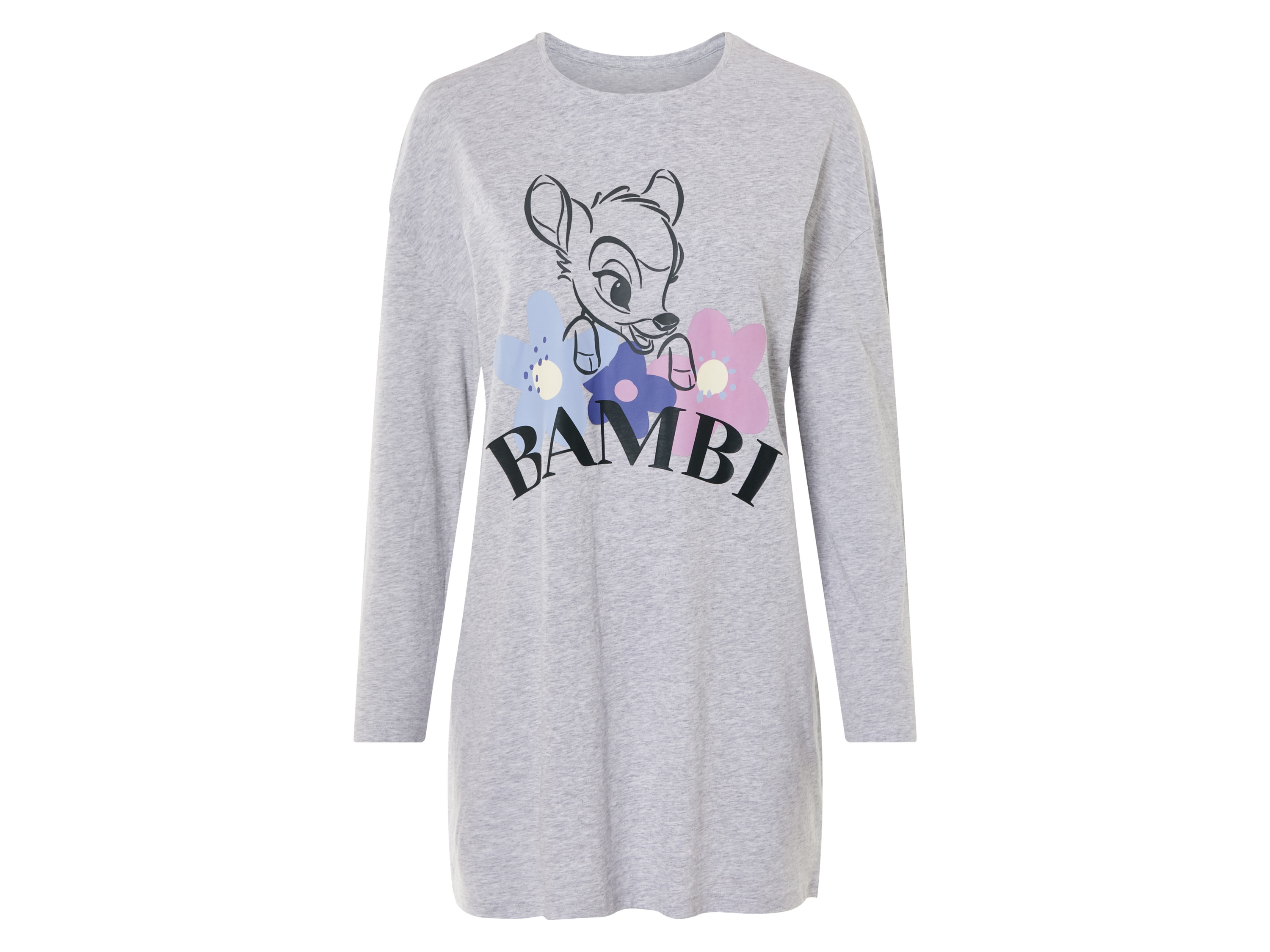 Koszula nocna damska bawełniana z kolekcji Disney szary Bambi, L 44-46
