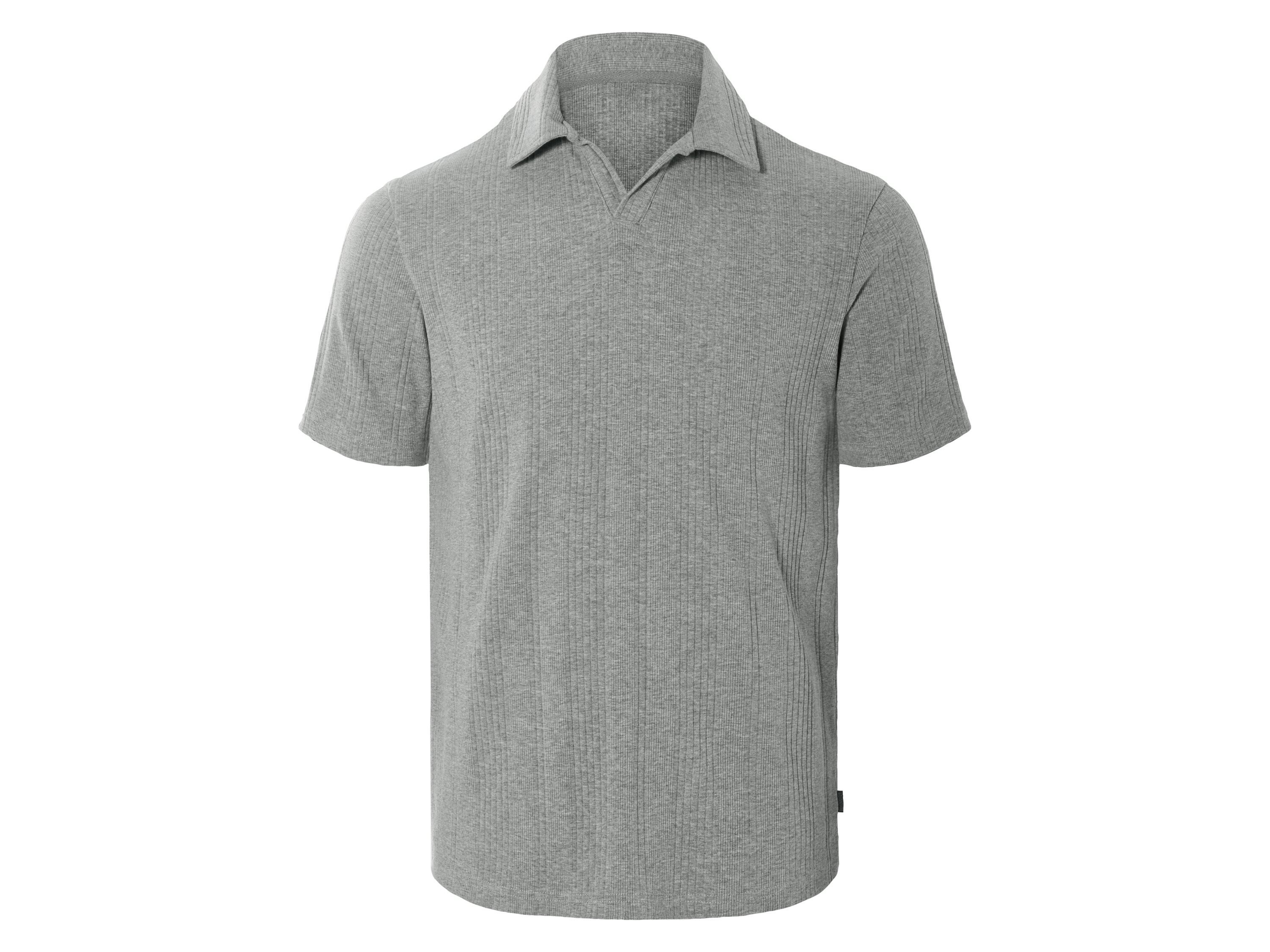 Livergy Koszulka polo męska z bawełną Szary, XXL 60/62