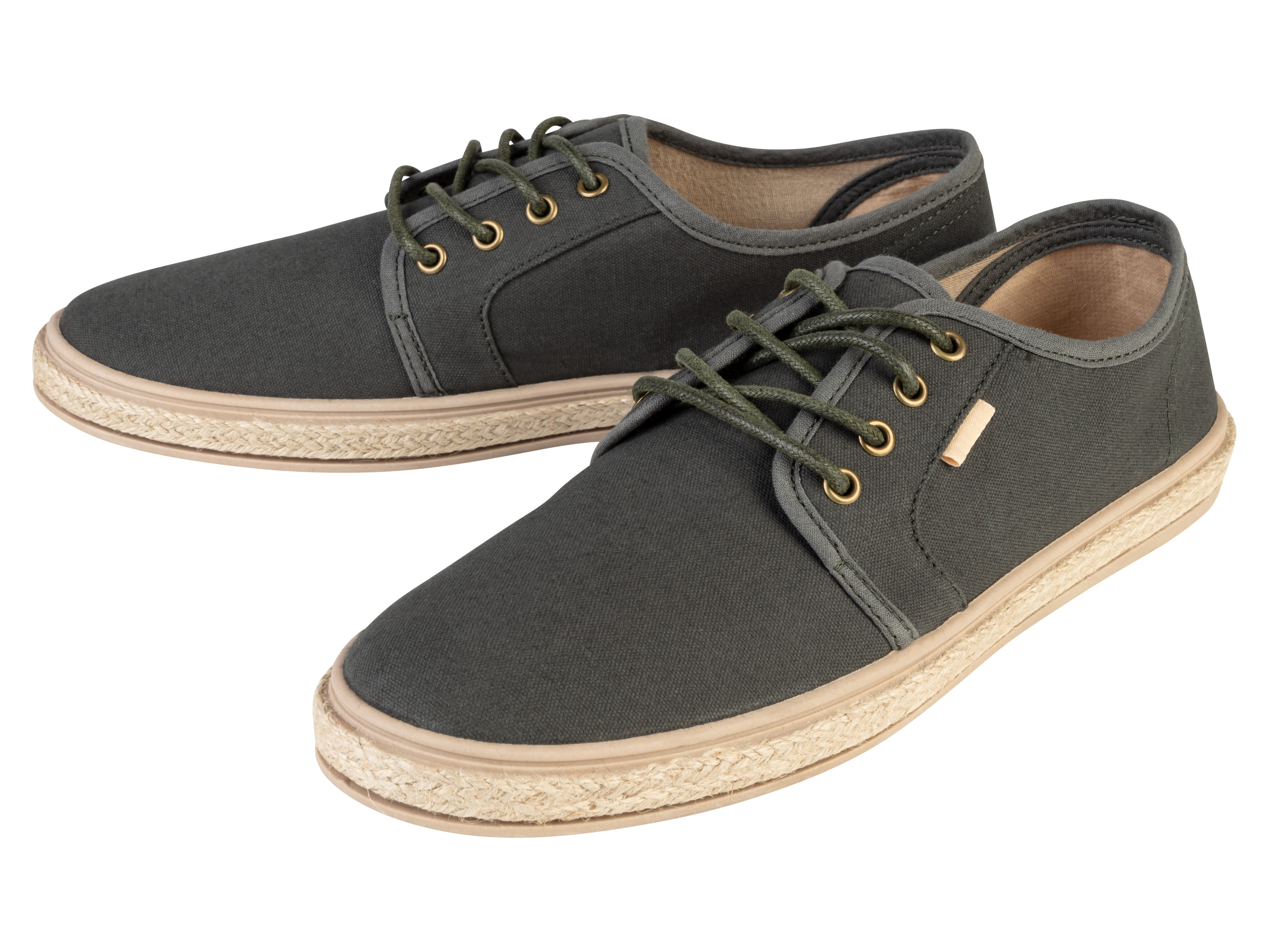 Livergy Buty męskie casualowe w stylu bast Oliwkowy, 44