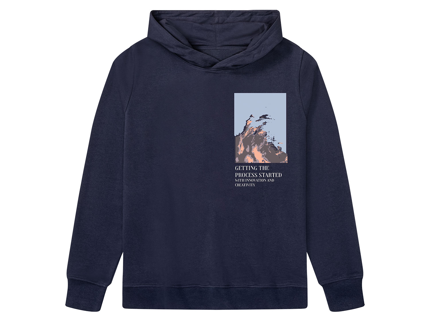 pepperts! Bluza chłopięca z bawełną organiczną 146/152, Granatowy