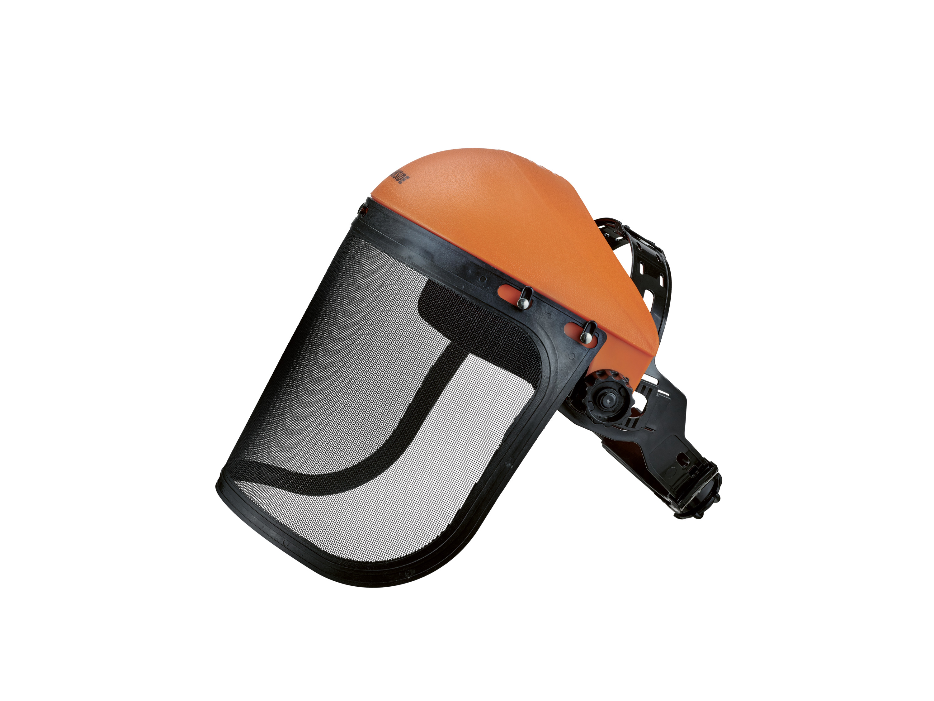 Parkside Przyłbica ochronna, regulowana 52–63 cm Kratka ochronna, Pomarańczowy