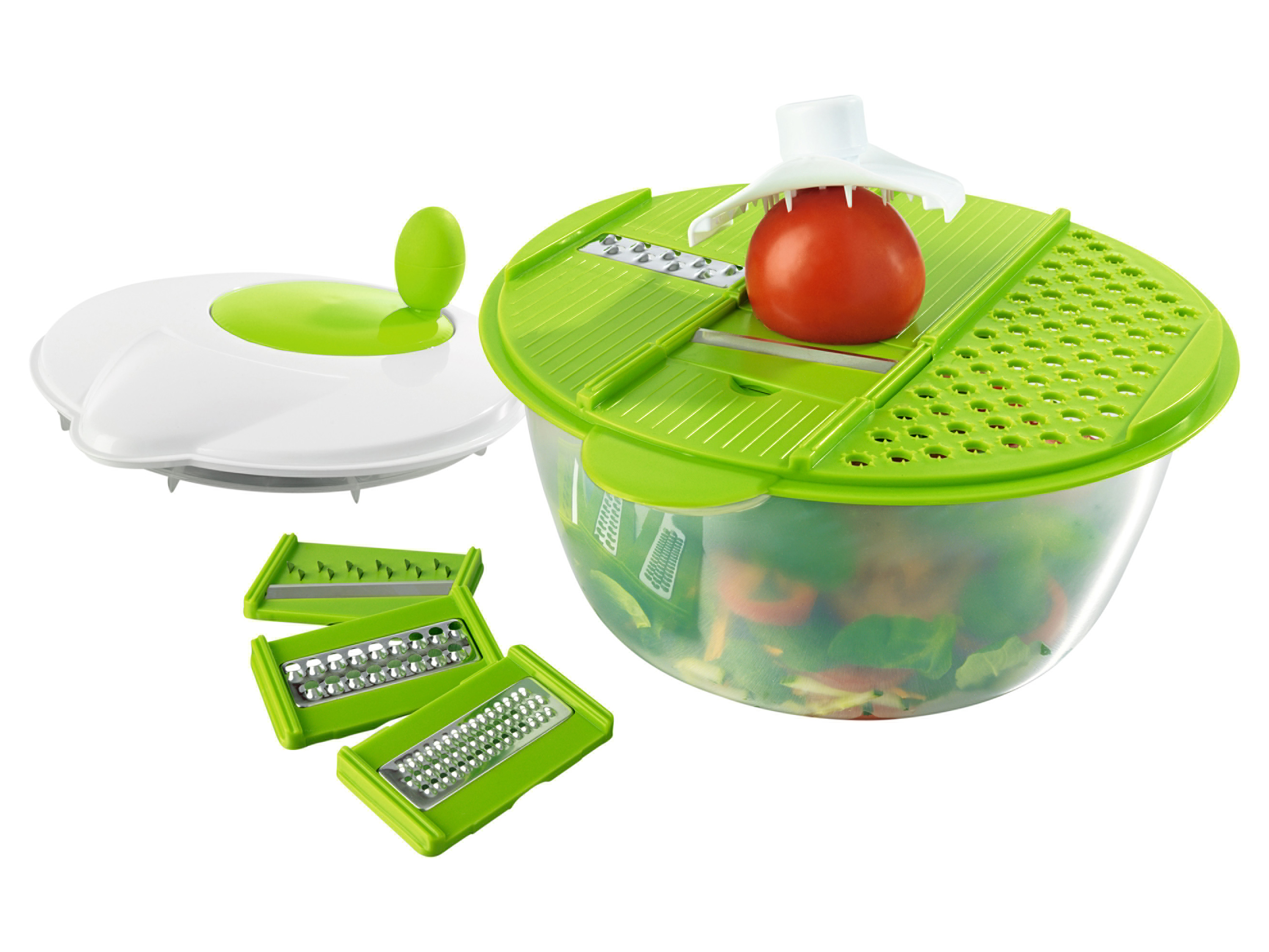 GOURMETmaxx Zestaw sałatkowy 3w1, 9 elementów