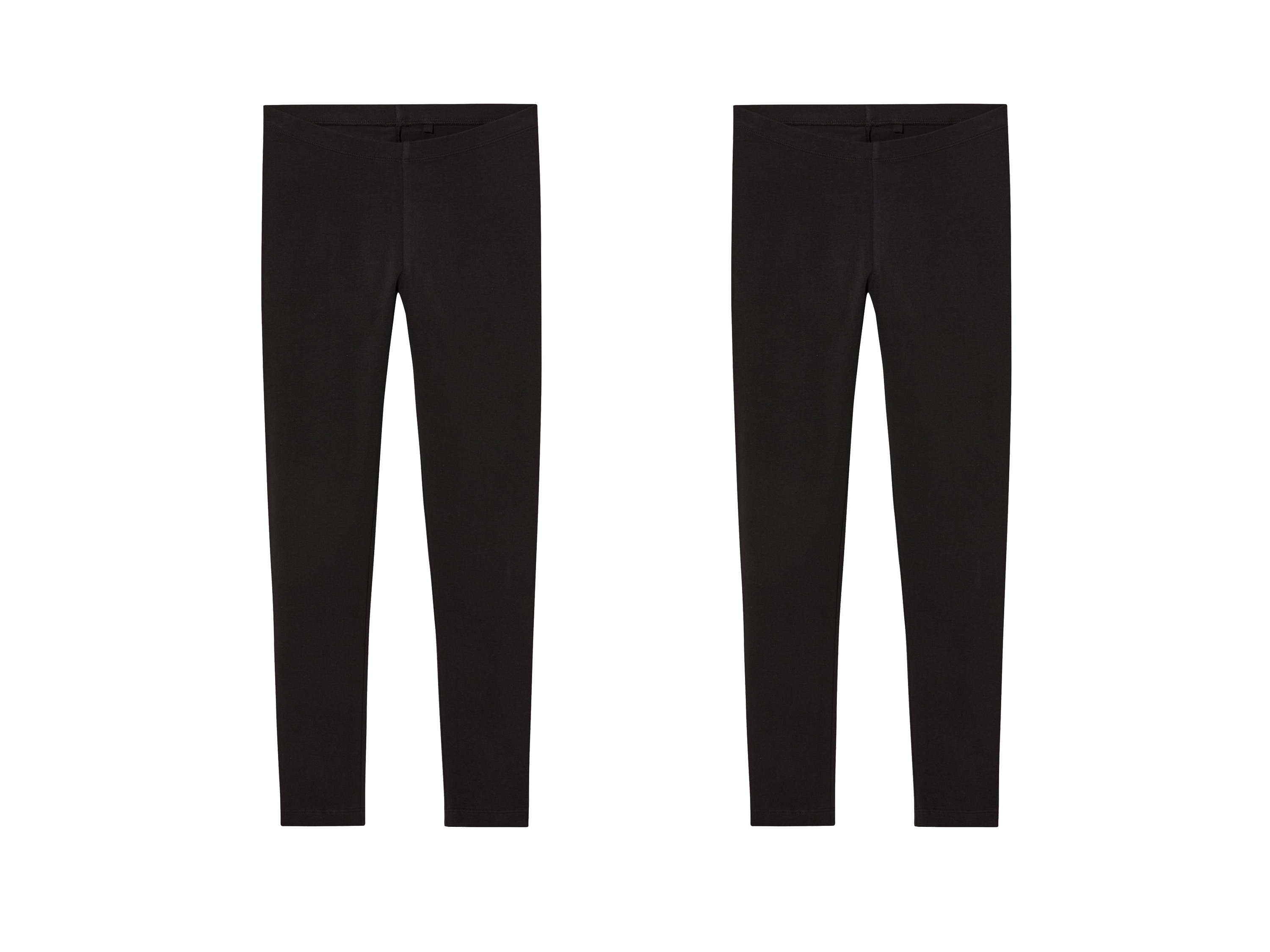 pepperts! Legginsy dziewczęce z bawełny, 2 pary 146/152, Czarny