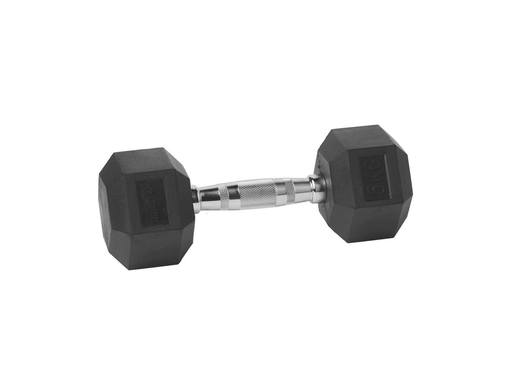 Crivit Krótki hantel sześciokątny, 5 kg