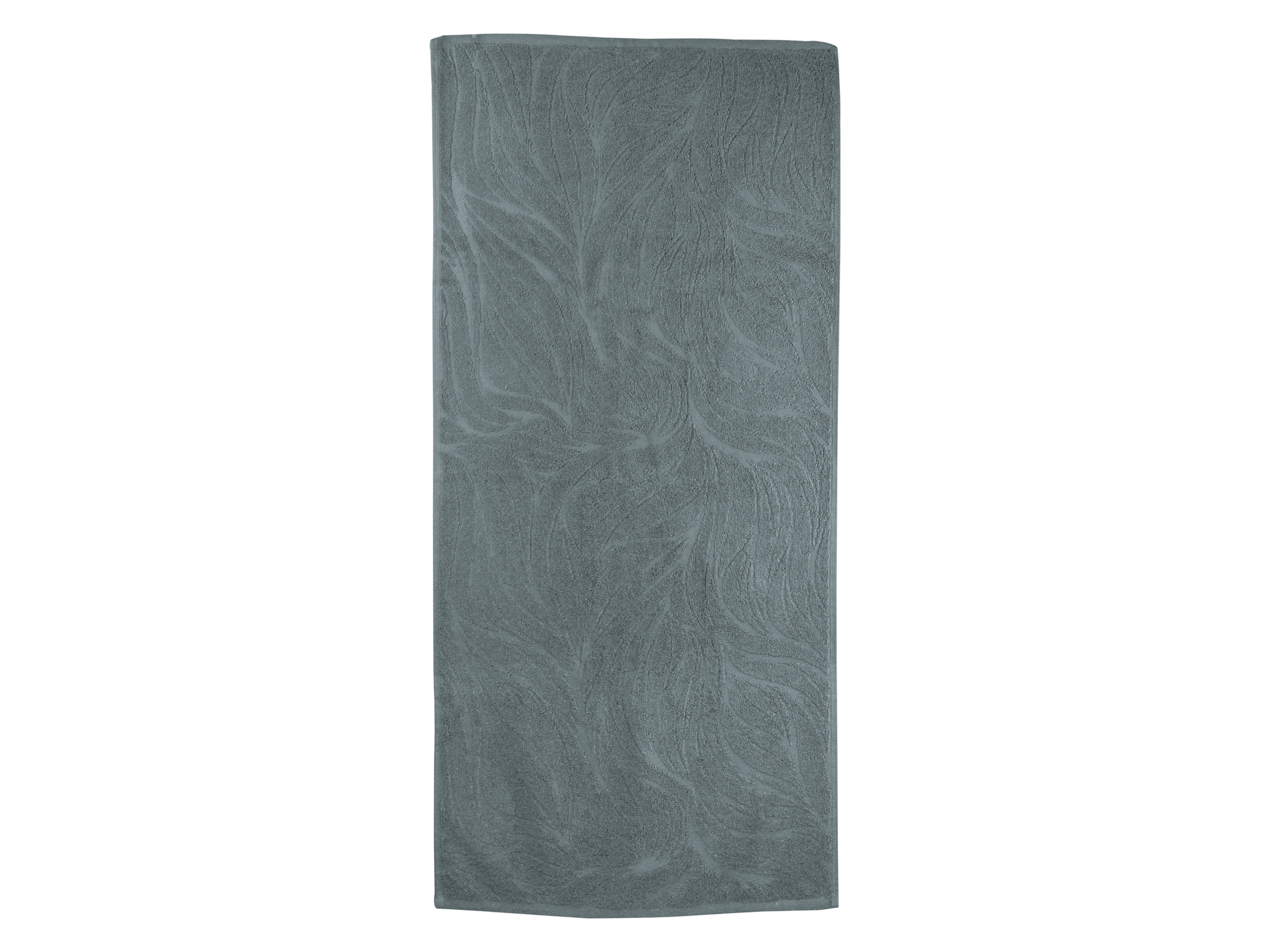 Kleine Wolke Ręcznik frotte, 70 x 140 cm Szary w kwiaty