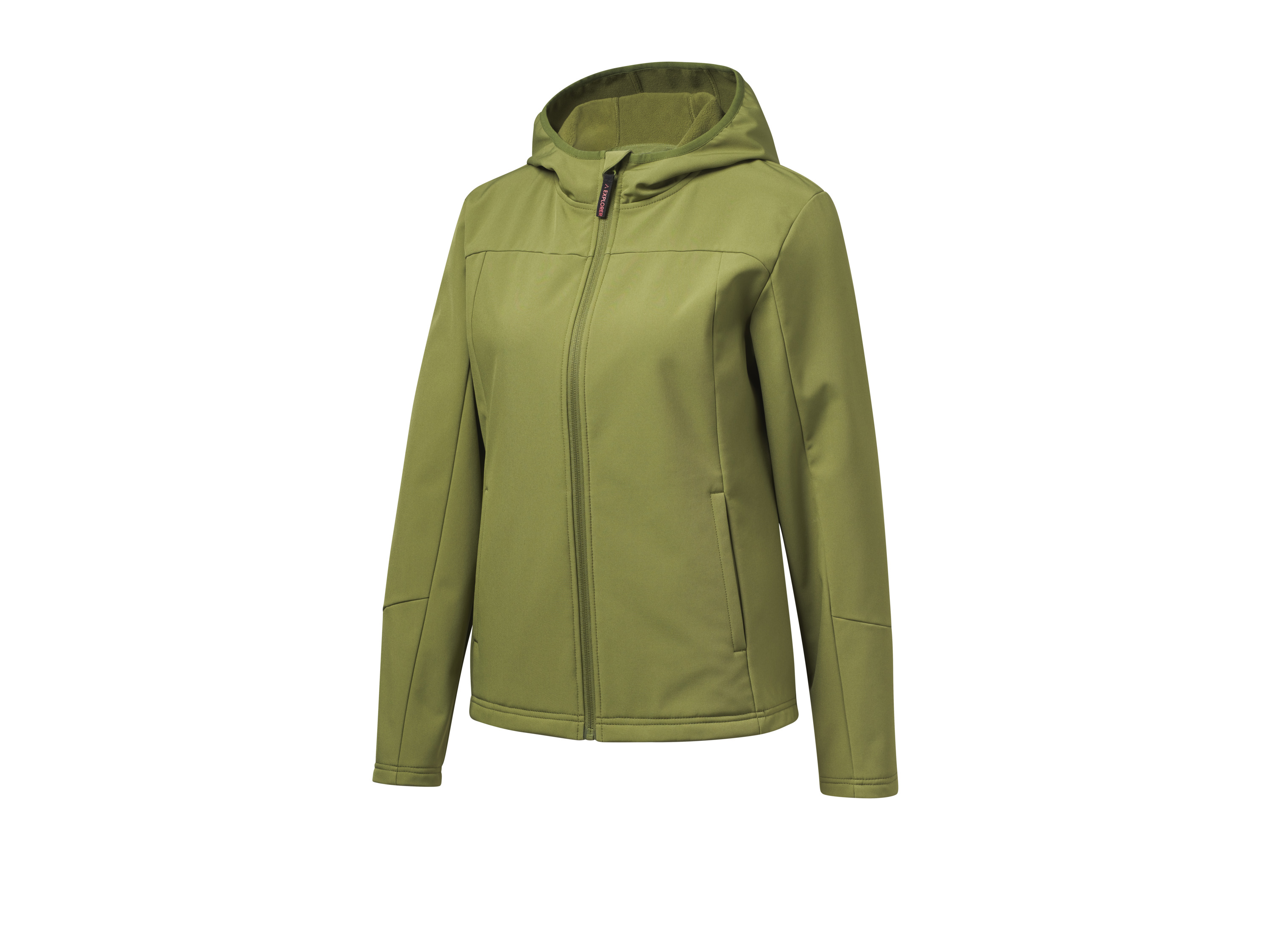 Crivit Kurtka damska softshell ocieplana Zielony, M 40/42