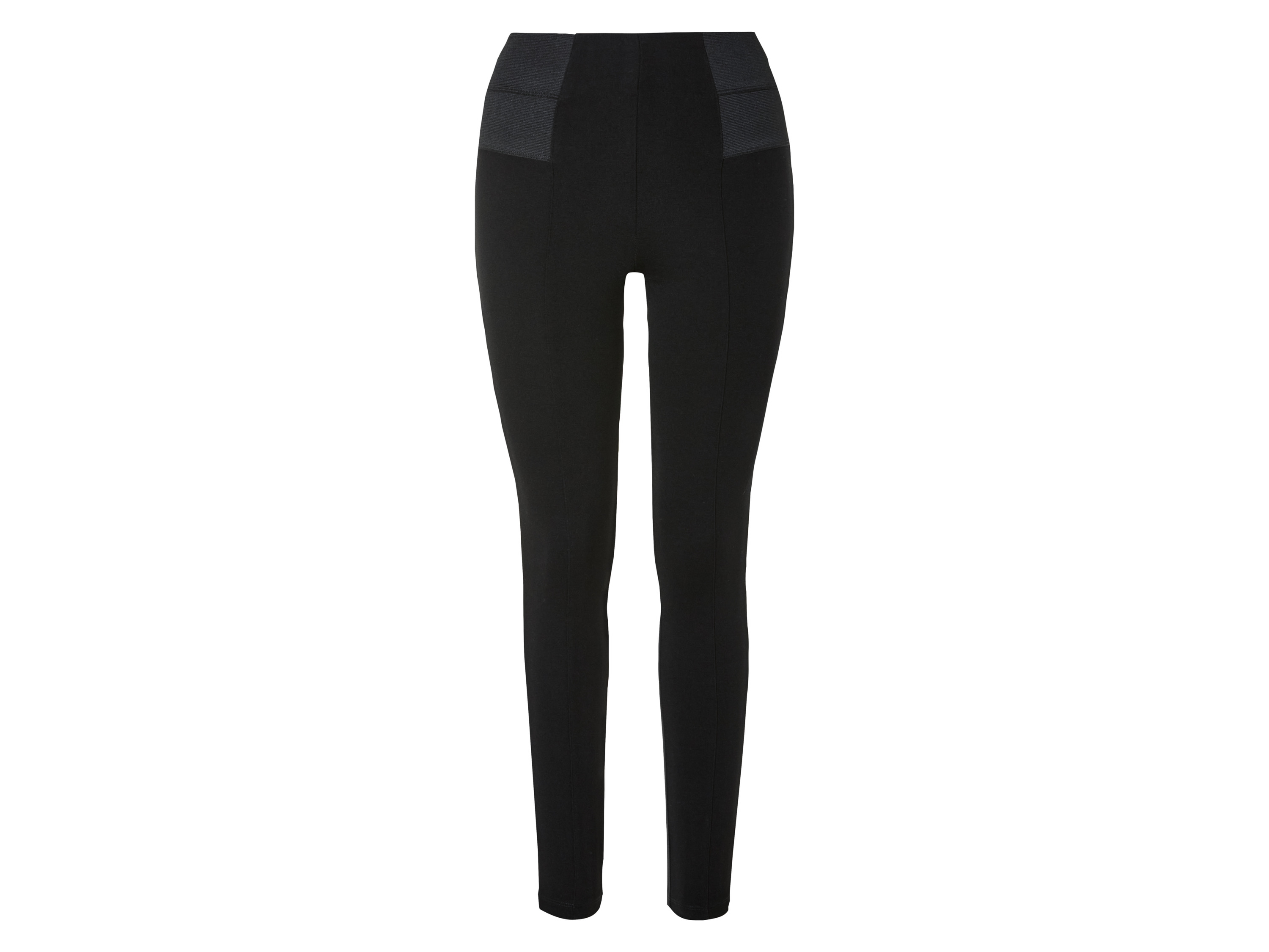 esmara Jegginsy damskie modelujące z wysokim stanem XS 32-34, Czarny