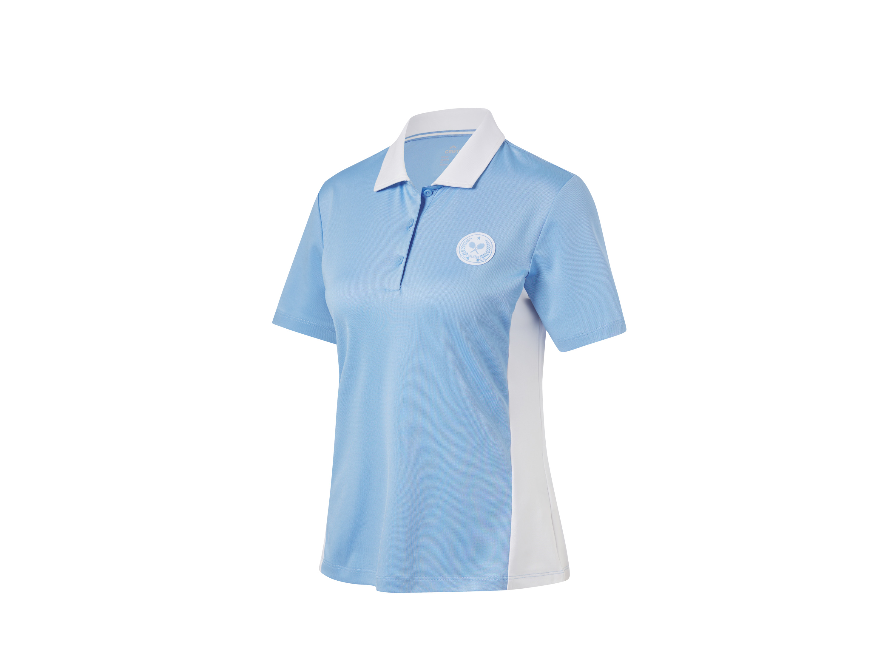 Crivit Koszulka funkcyjna polo damska XS 32-34, Niebieski