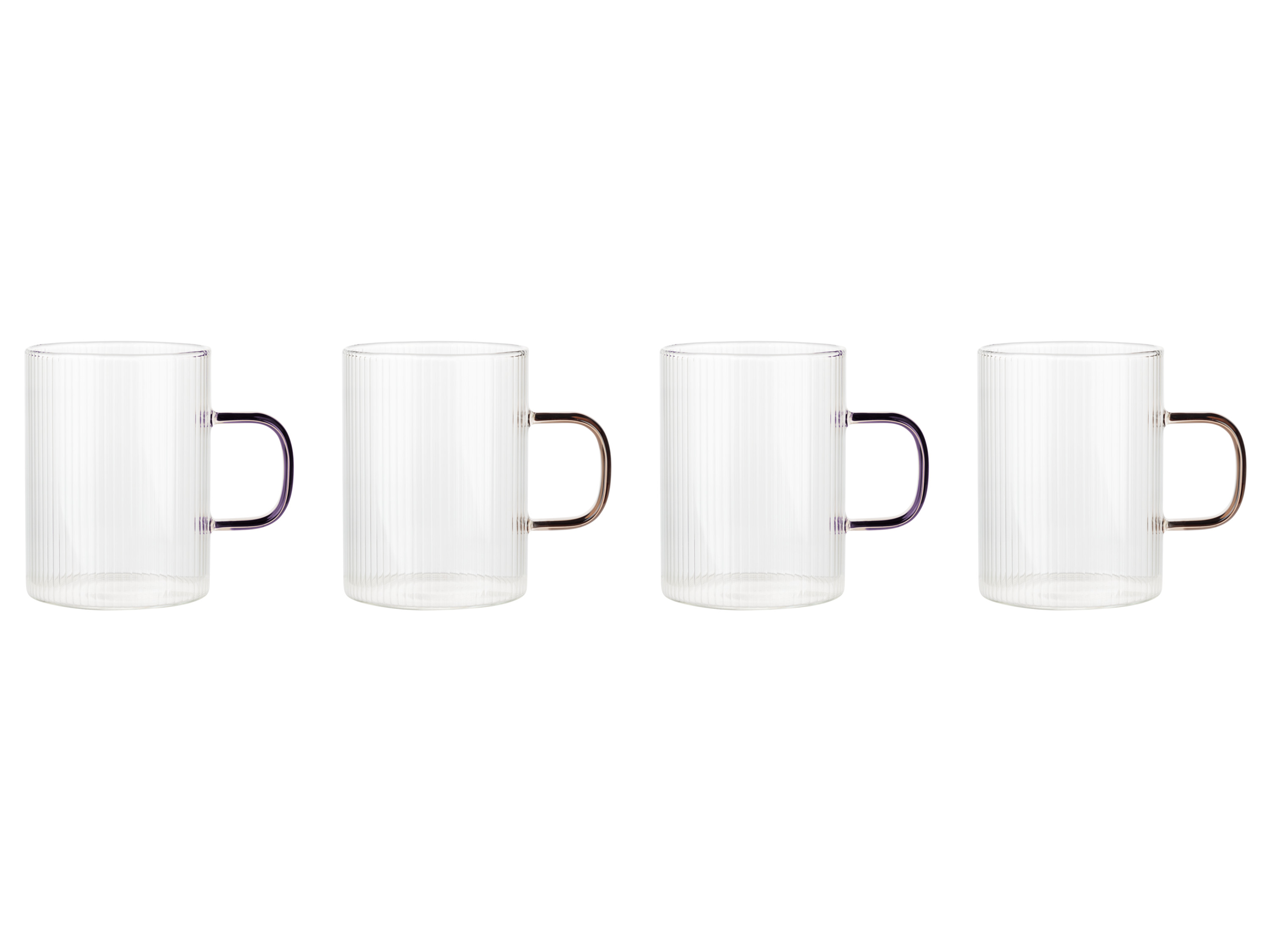 Livarno home Dzbanek do herbaty lub zestaw 4 lub 6 szklanek Kubek do cappucino, zestaw 4 sztuk