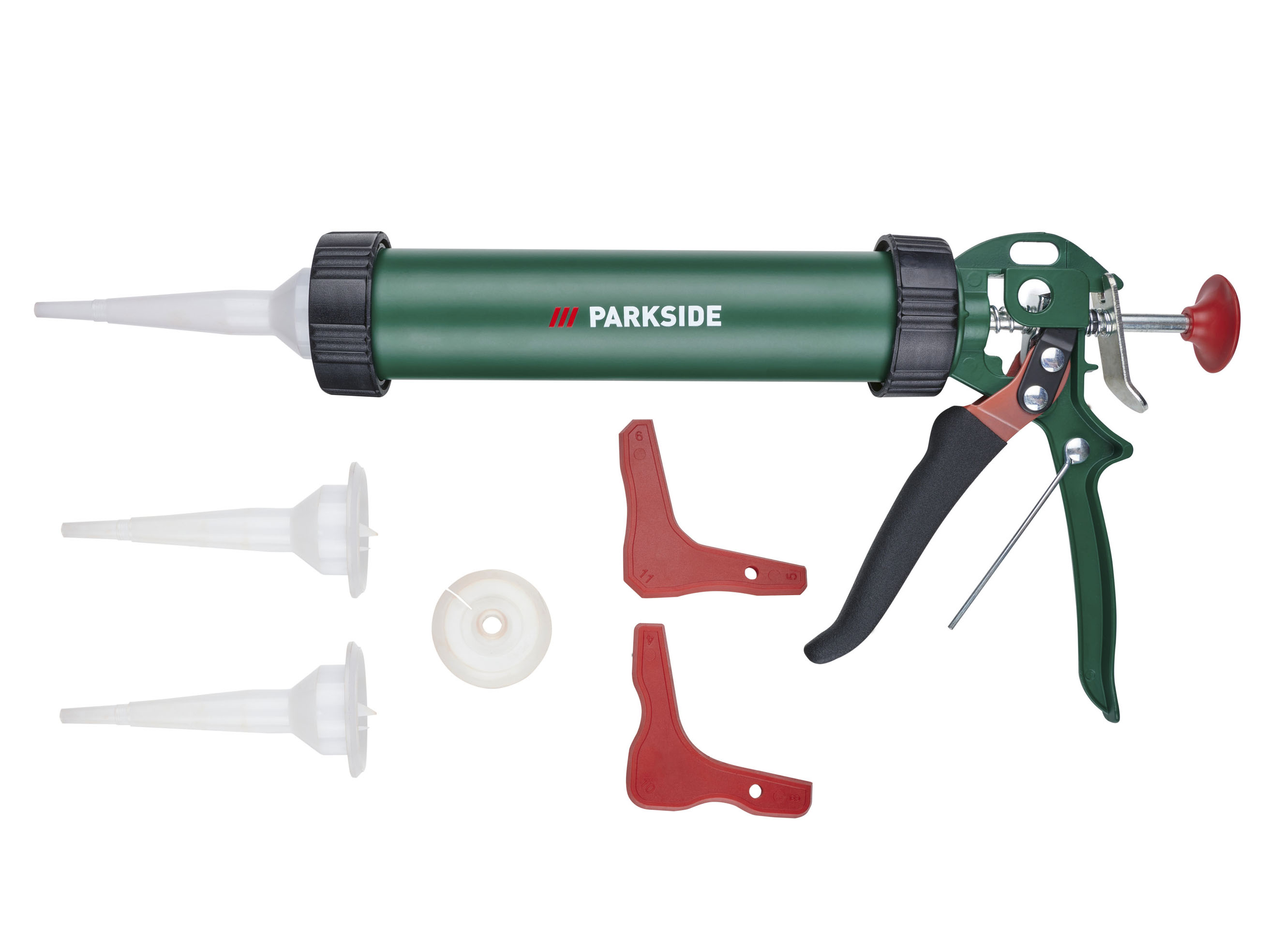 Parkside Wyciskacz do kartuszy, 6 elementów