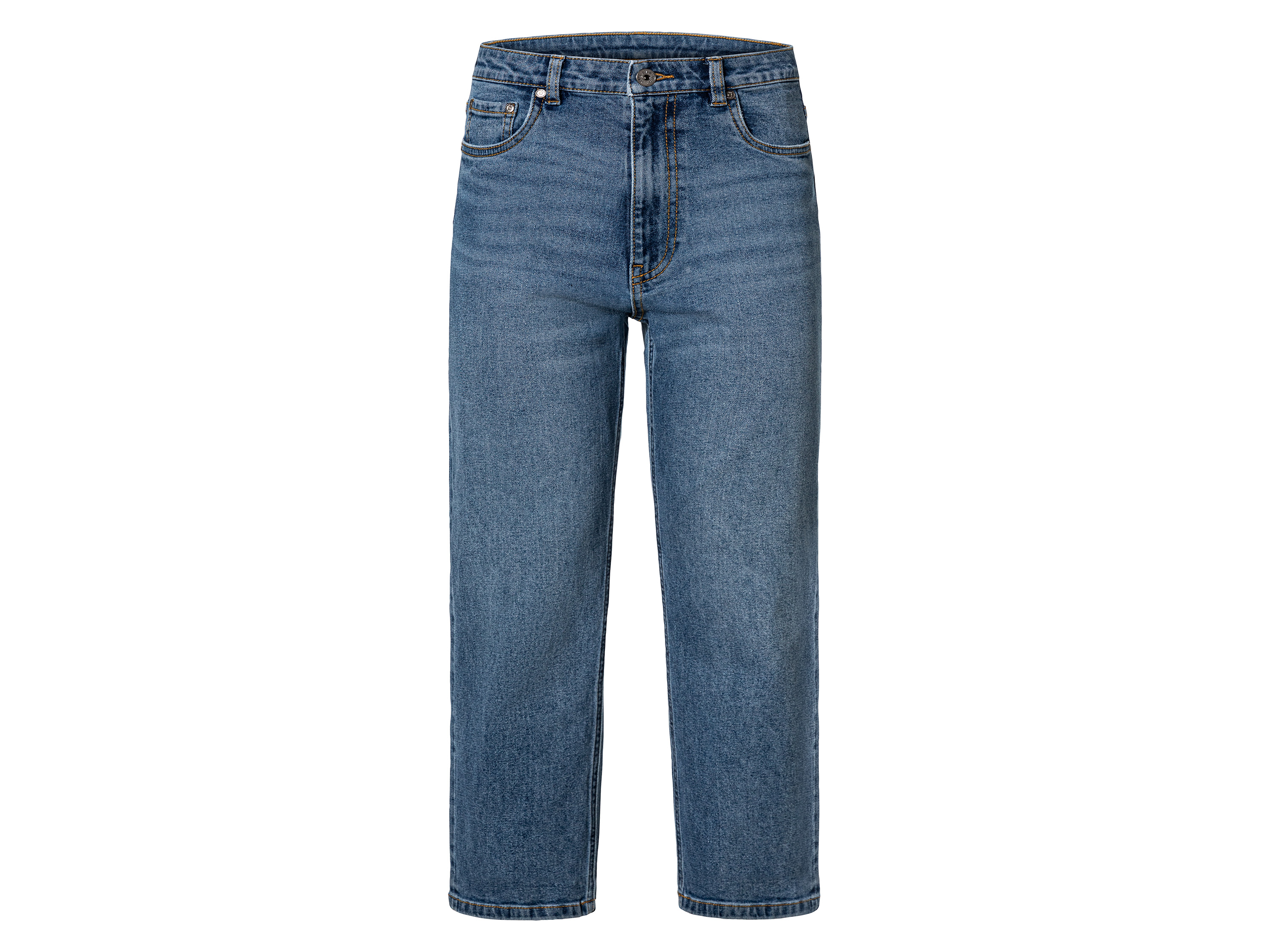esmara Jeansy damskie z bawełną, Straight Fit 44, Niebieski