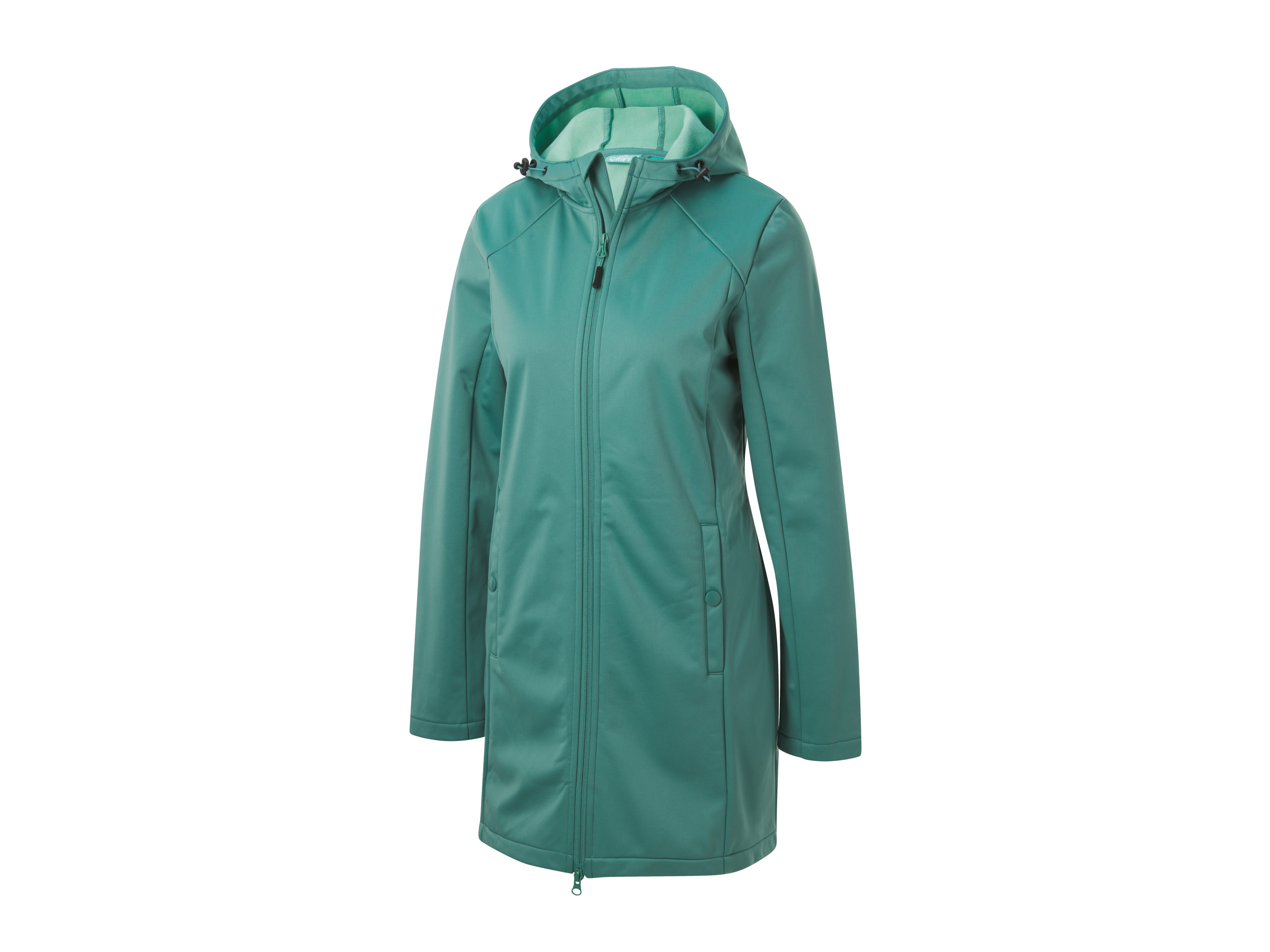 Crivit Płaszcz damski softshell, hydrofobowy Zielony, M 40/42
