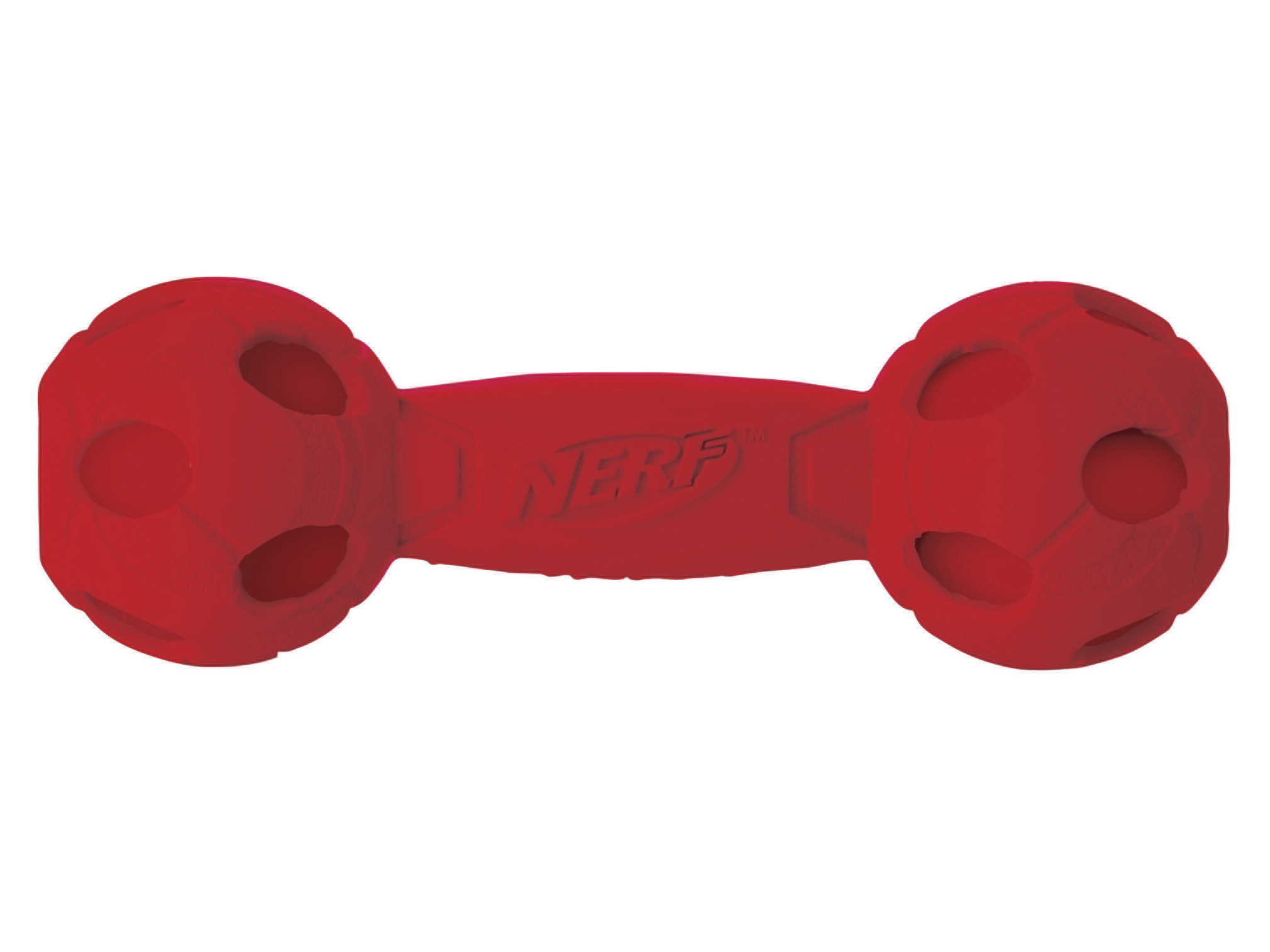 Nerf Dog Zabawki dla psa Hantel, czerwony