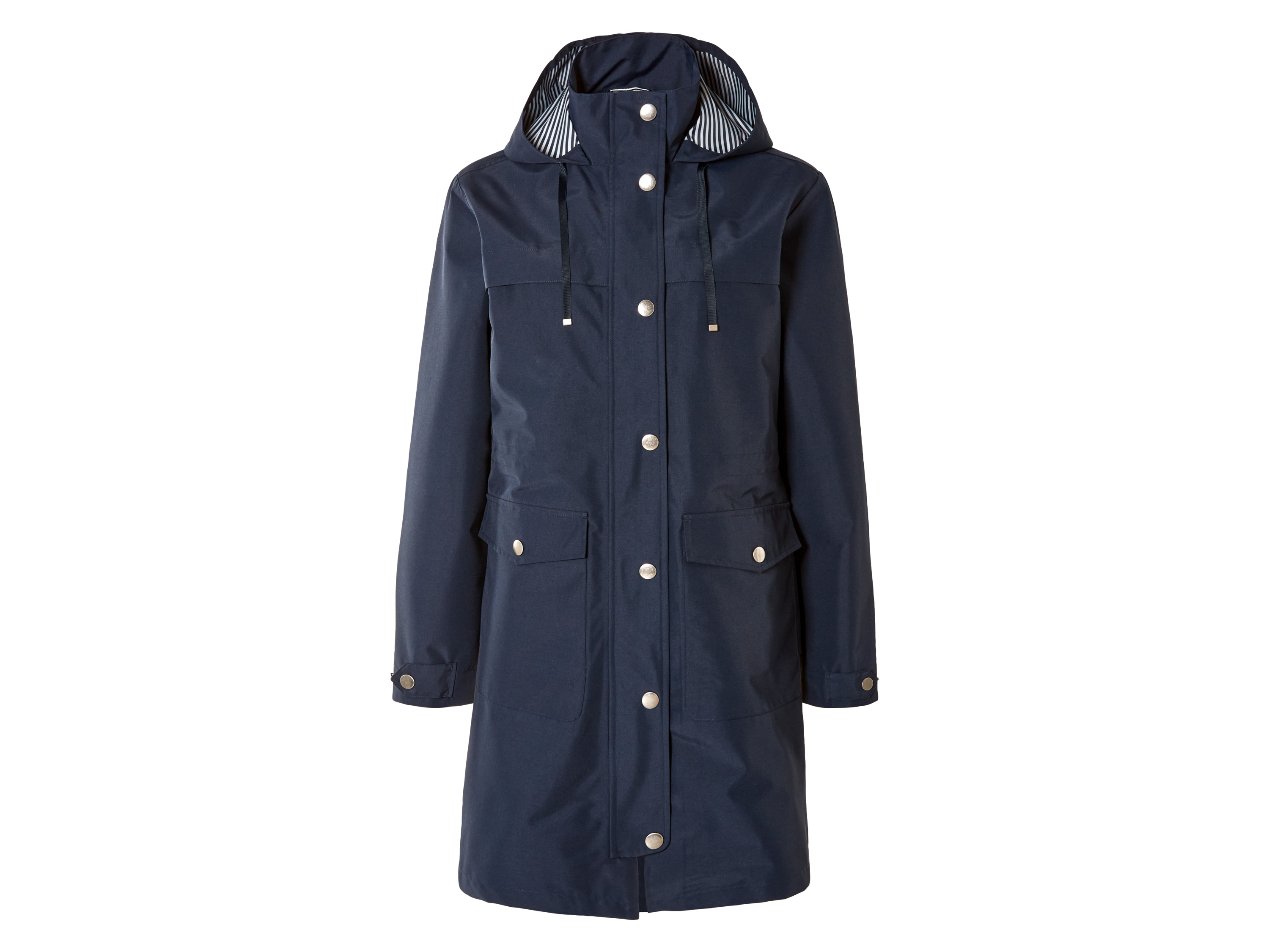 esmara Parka damska przeciwdeszczowa typu trencz XS 32/34, Granatowy