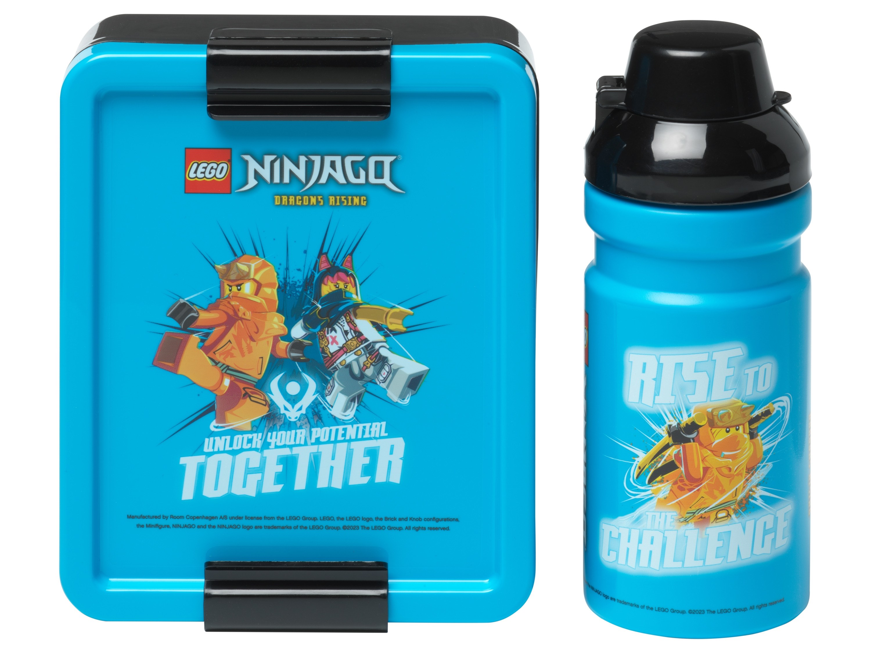 Lego Zestaw śniadaniówka i bidon Wzór Ninjago