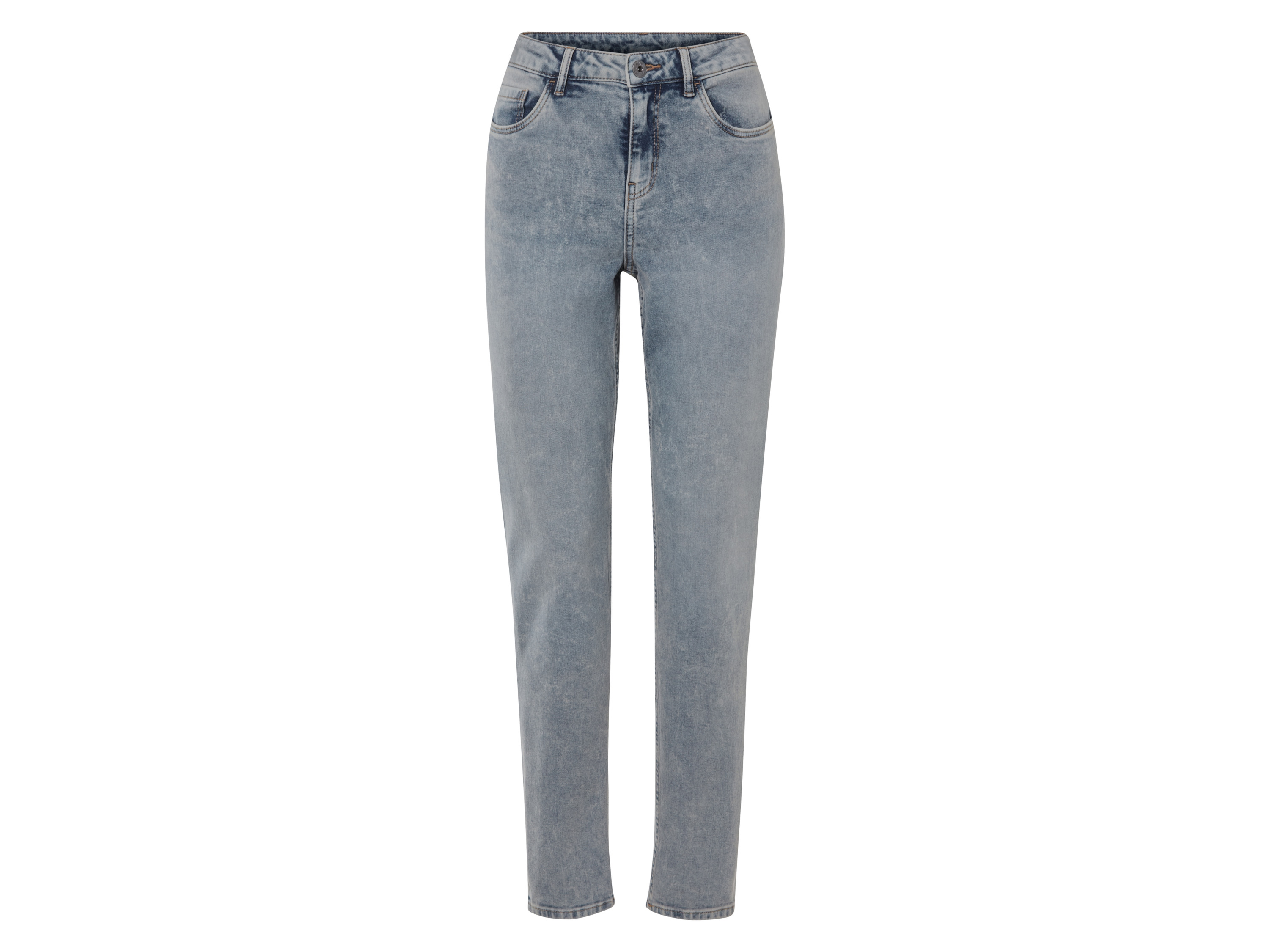 esmara Jeansy Straight Fit damskie z bawełny Niebieski, 44