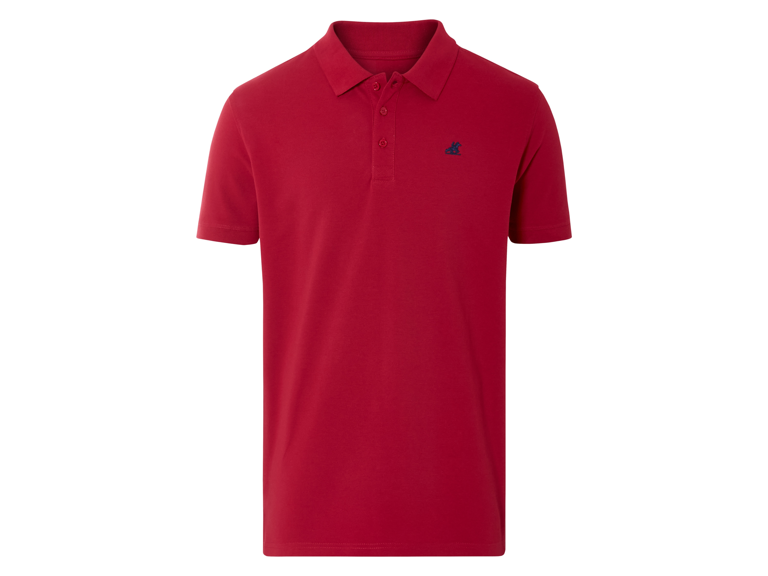 Livergy x Grand Polo T-shirt polo męski z bawełną Czerwony, XXL 60/62