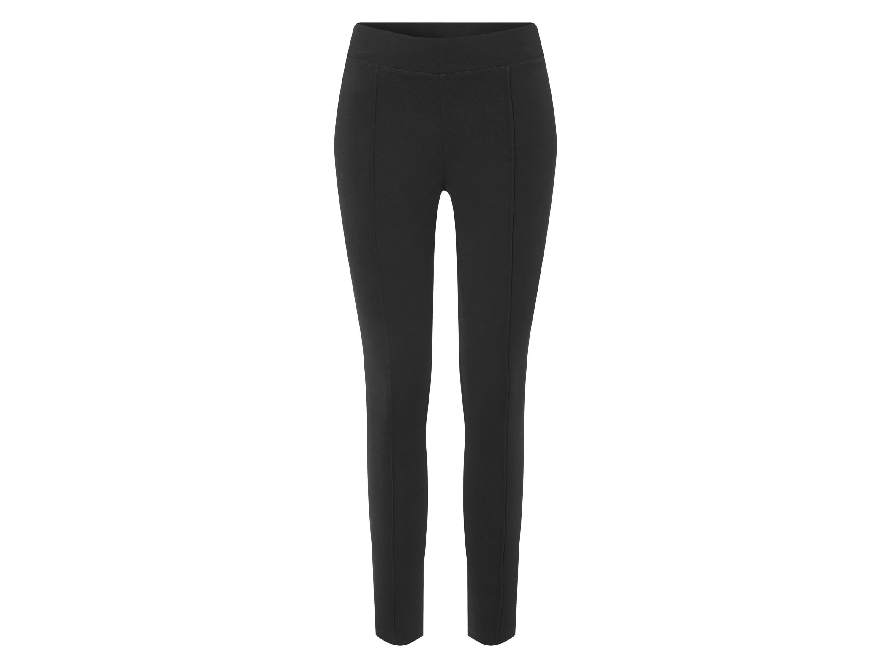 esmara Jegginsy damskie z wysokim stanem Czarny, Xl48/50